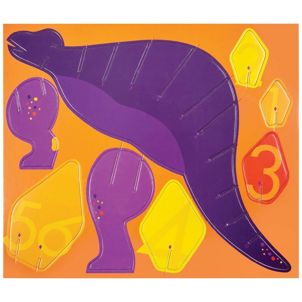 3 Learning Can Be Fun Giant 3D Puzzle Stegosaurus, 3 of 4