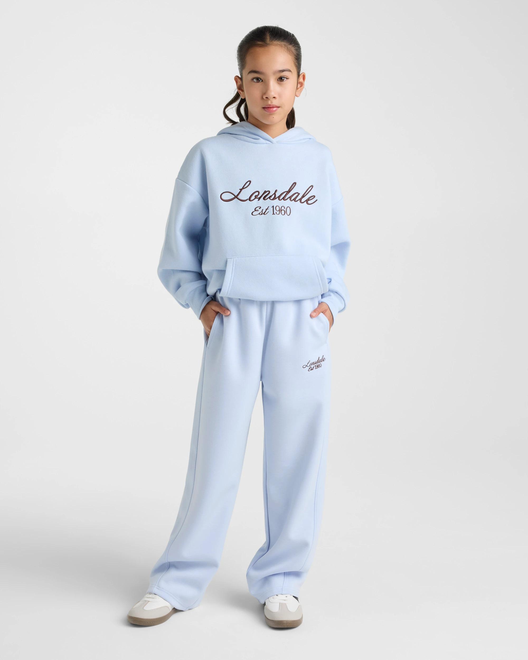 5 Lonsdale London Barrel Leg Track Pant - Light Blue LIGHT BLUE, 5 of 5