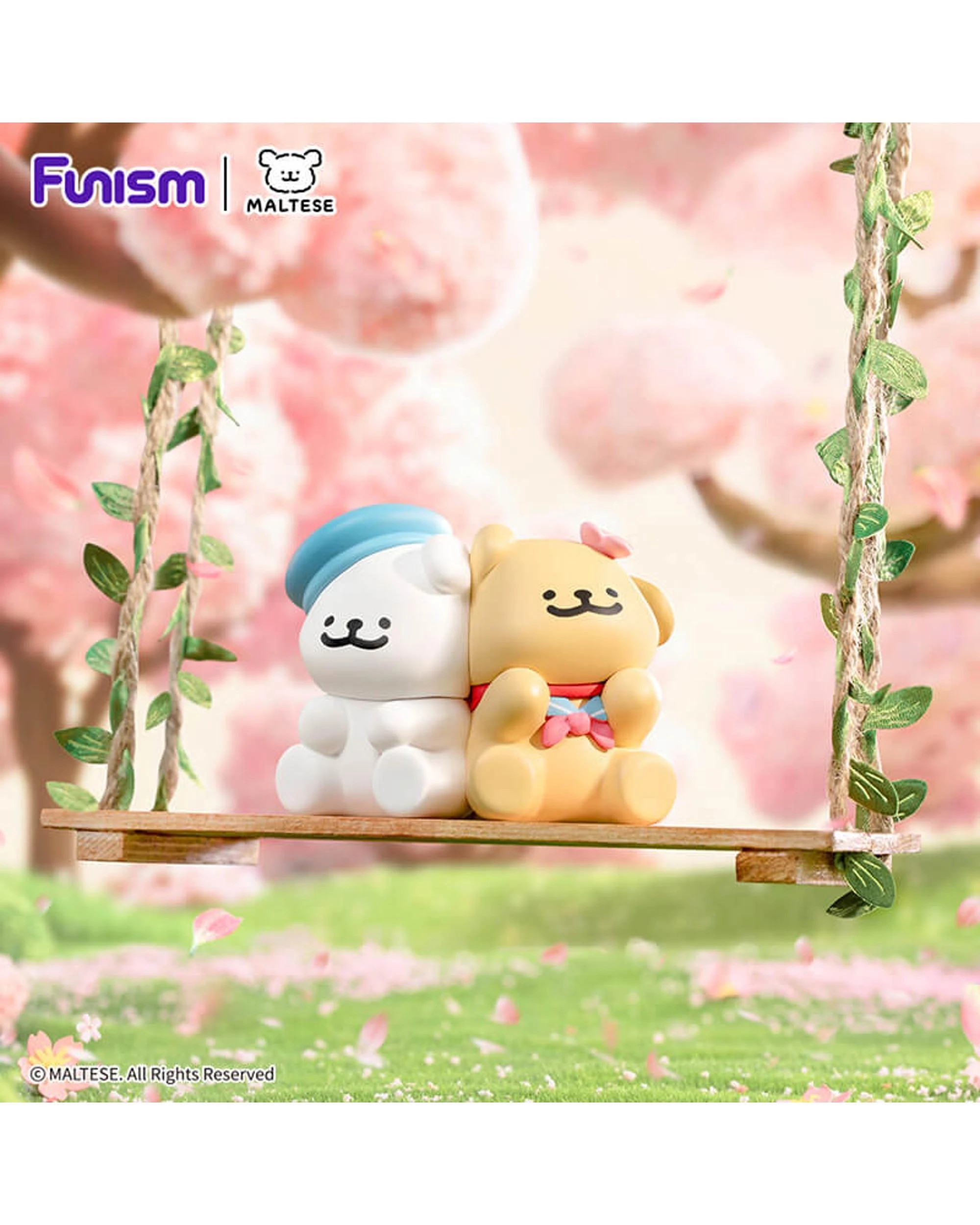 7 Funism Maltese Cherry Blossom Series Figures Blind Box, 7 of 9