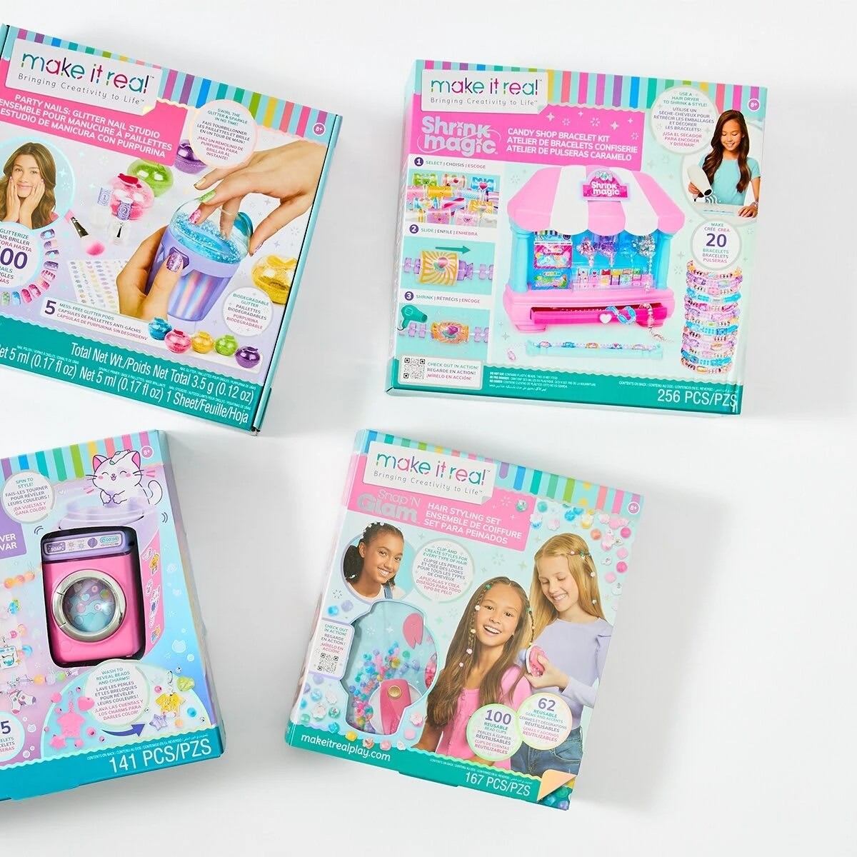 8 256 Piece Make It Real Shrink Magic Candy Shop Bracelet Kit, 8 of 8