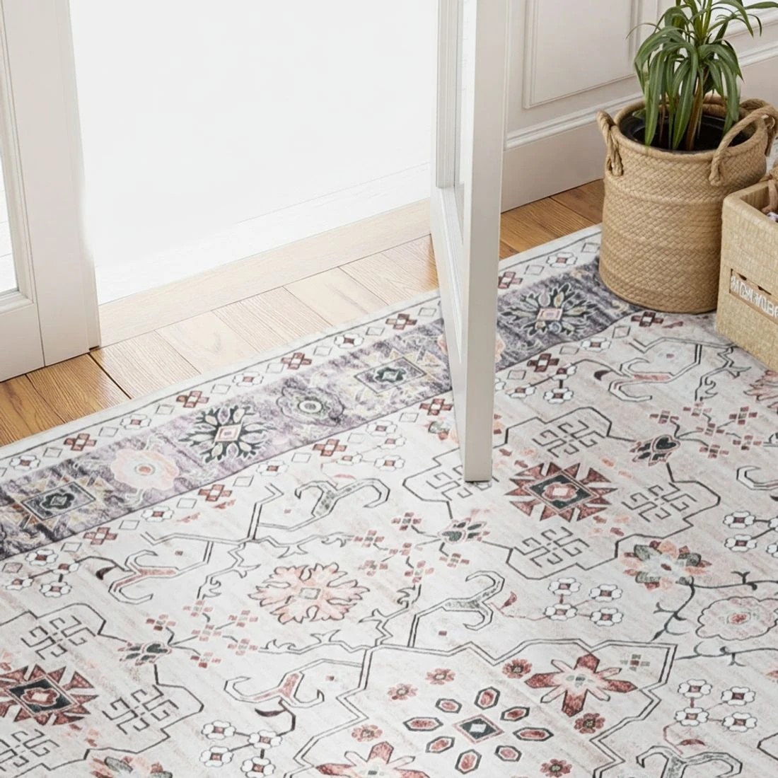 5 Artiss Washable Floor Rug 160X230cm Large Area Rug Modern Living Room Carpet - Beige, 5 of 9