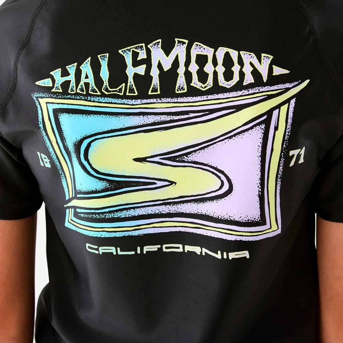 4 Short Sleeve Print Rash Vest Black, 4 of 10