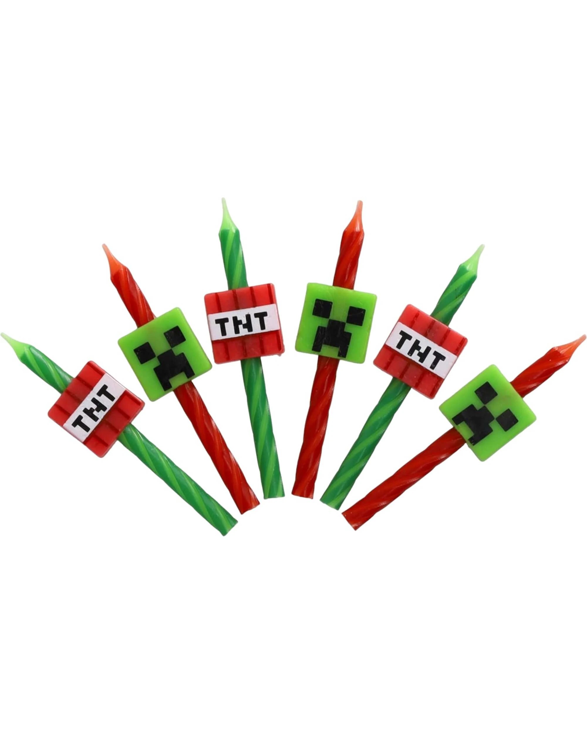 1 Decopac TNT Birthday Candles Set of 6, 1 of 4