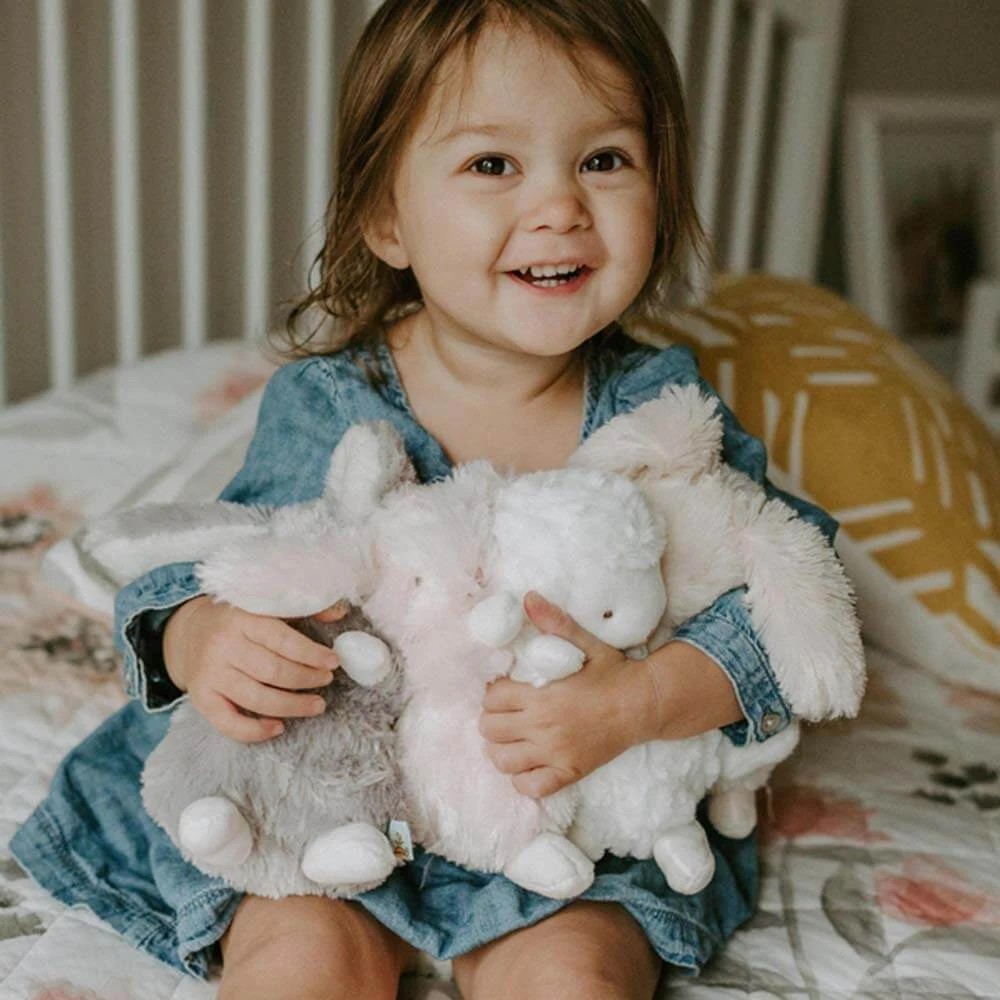 6 Bunnies by the Bay - Wee Grady Bunny 15cm Soft Toy - Birth+ - Grey, 6 of 7