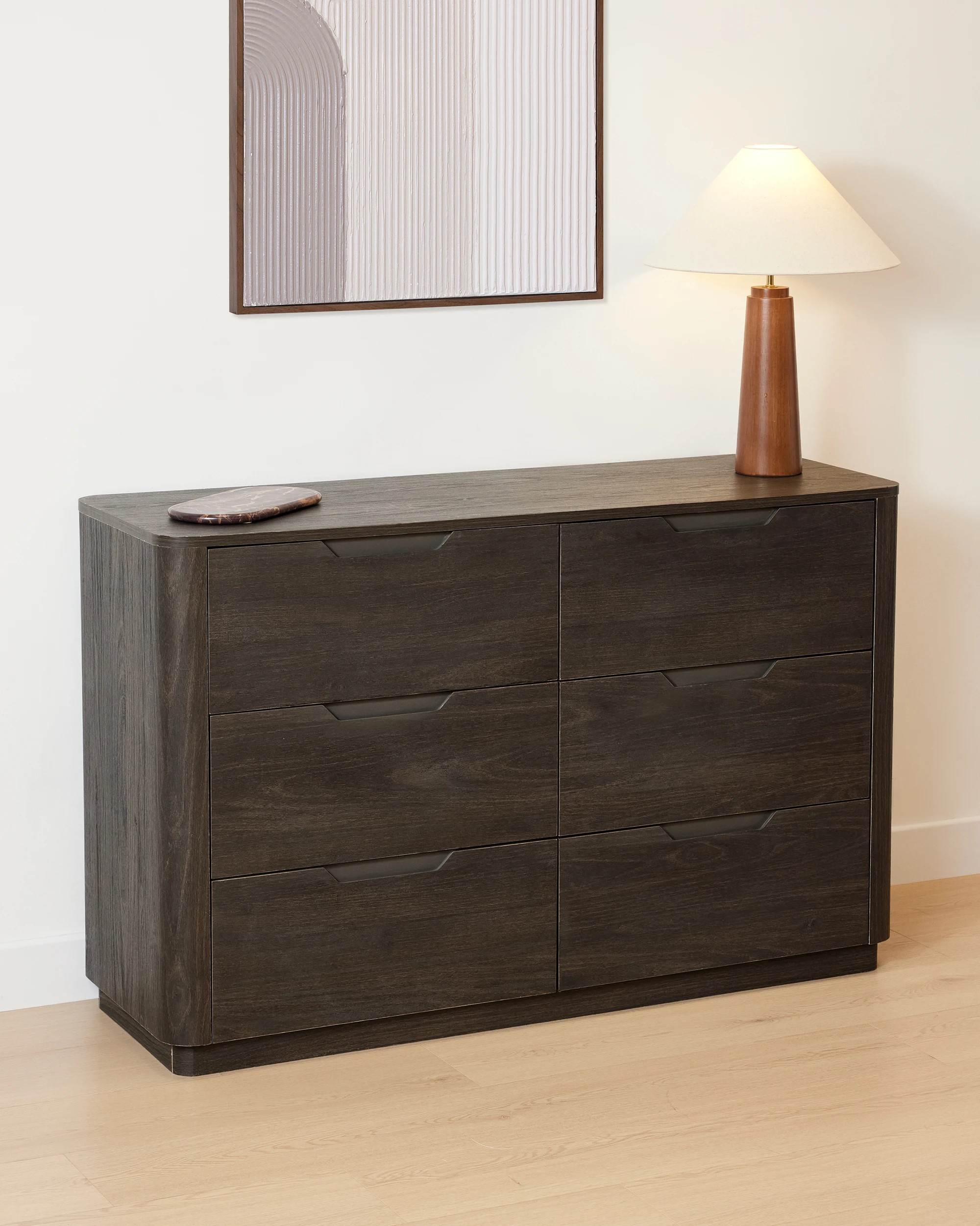 1 Miles 6 Drawer Chest - Walnut, 1 of 8
