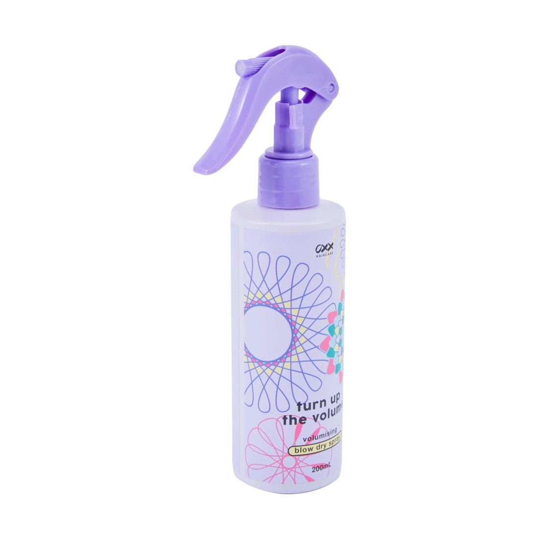 2 OXX Haircare Turn Up the Volume Volumising Blow Dry Spray 200ml - Vanilla & Violet Scented, 2 of 4