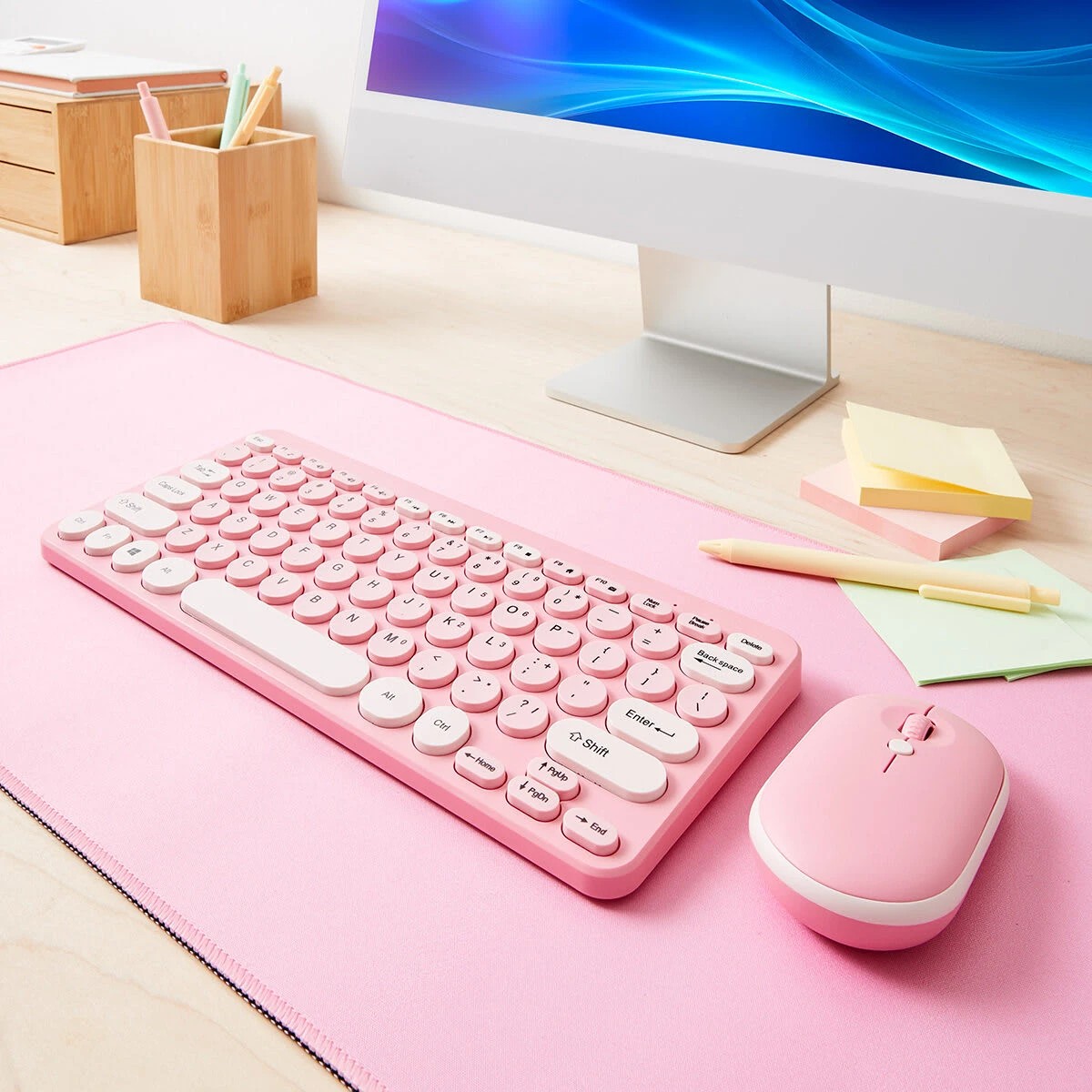 1 3-in-1 Keyboard Set - Pink, 1 of 9
