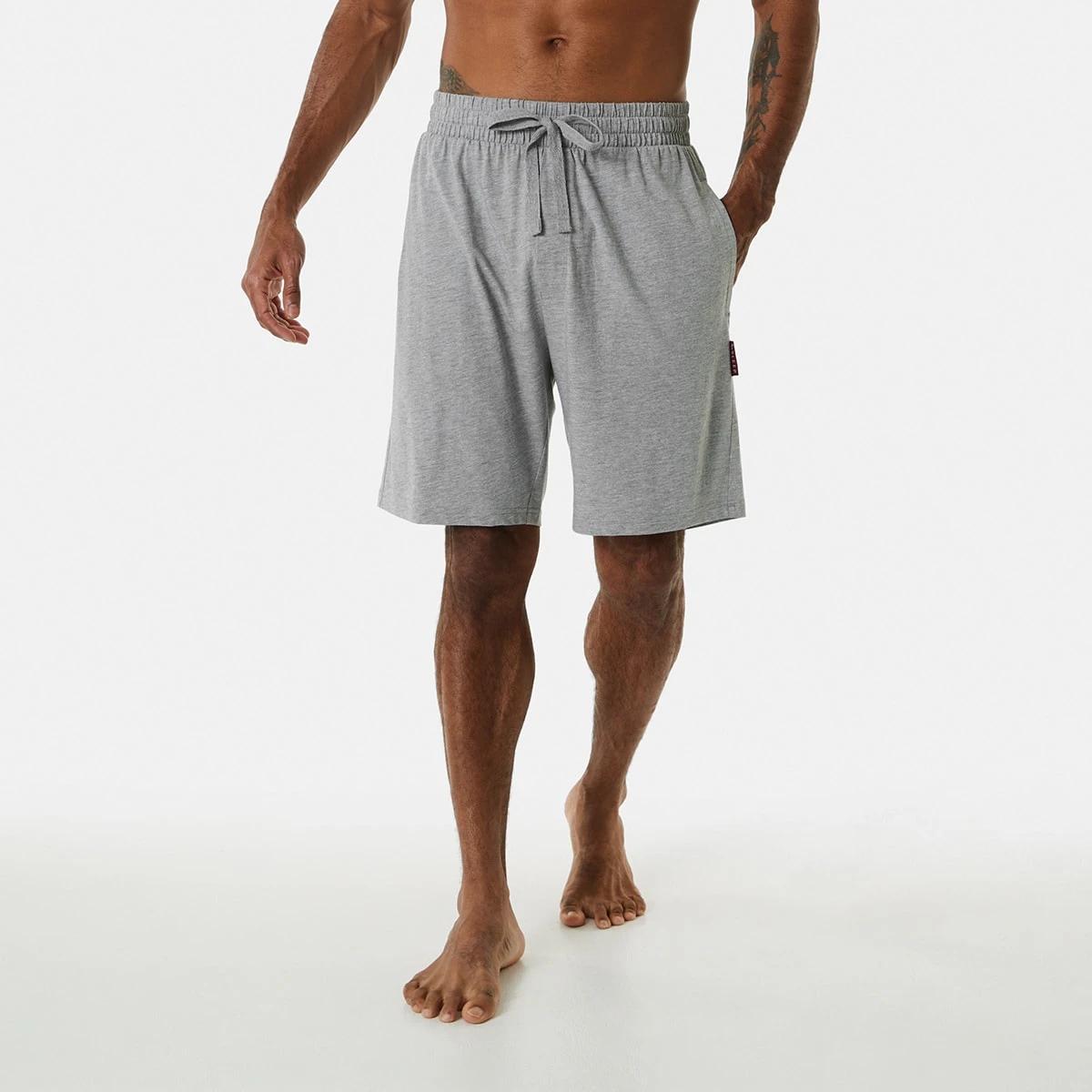 6 Modal Blend Sleep Shorts Grey Marle, 6 of 6