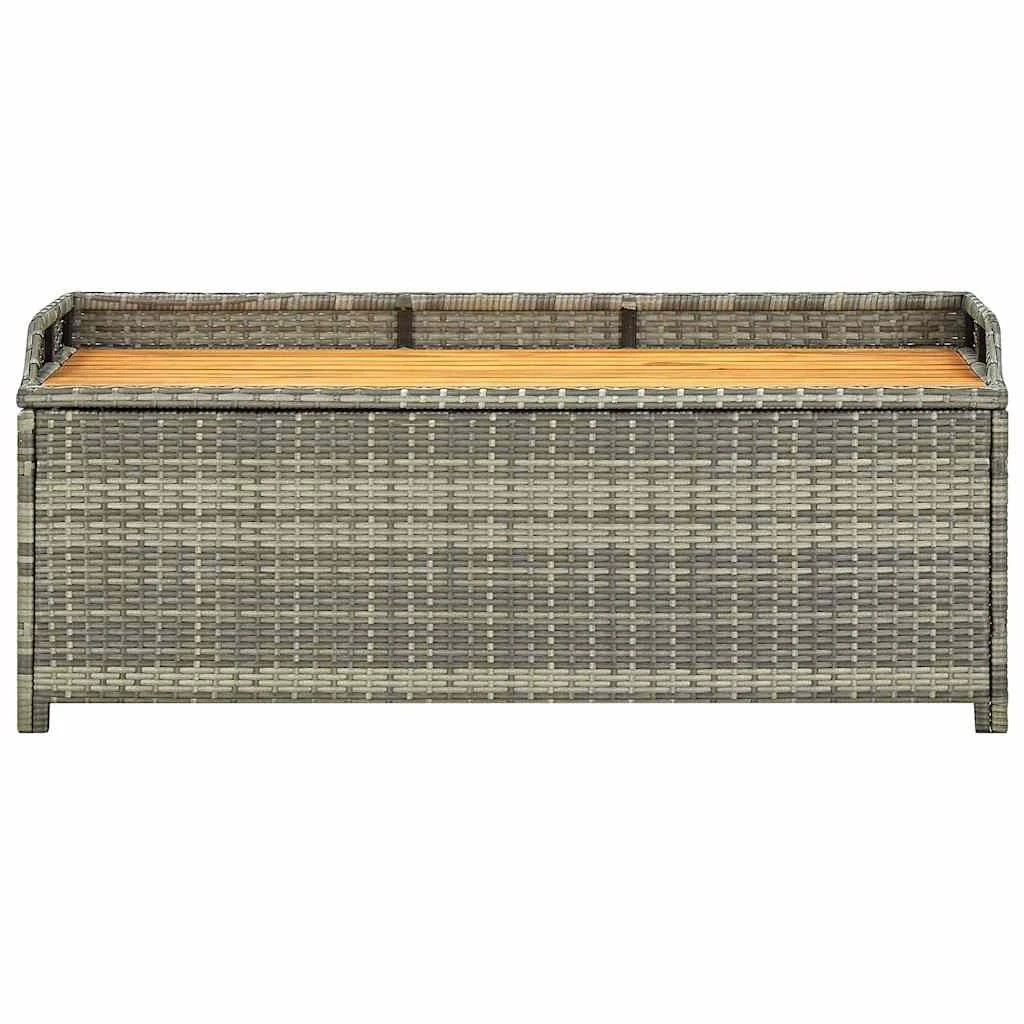 3 vidaXL Storage bench Ample Storage - Grey, 3 of 8