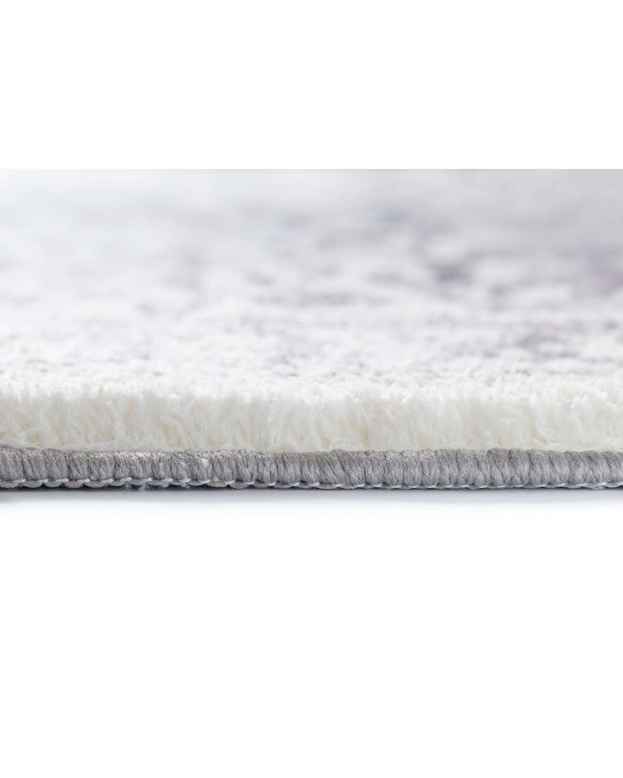 5 Loopsie Yeni Floral Washable Rug-180cm x 120cm - Grey, 5 of 7