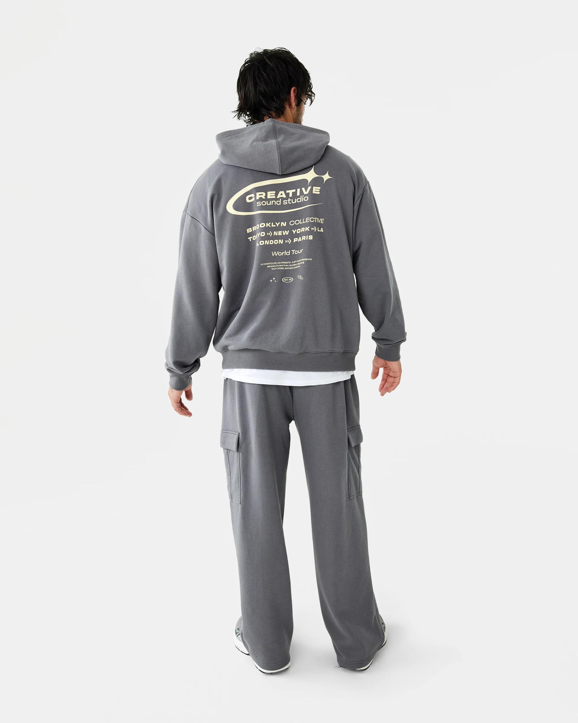 4 Terry Boxy Print Hoodie Gry Create, 4 of 10