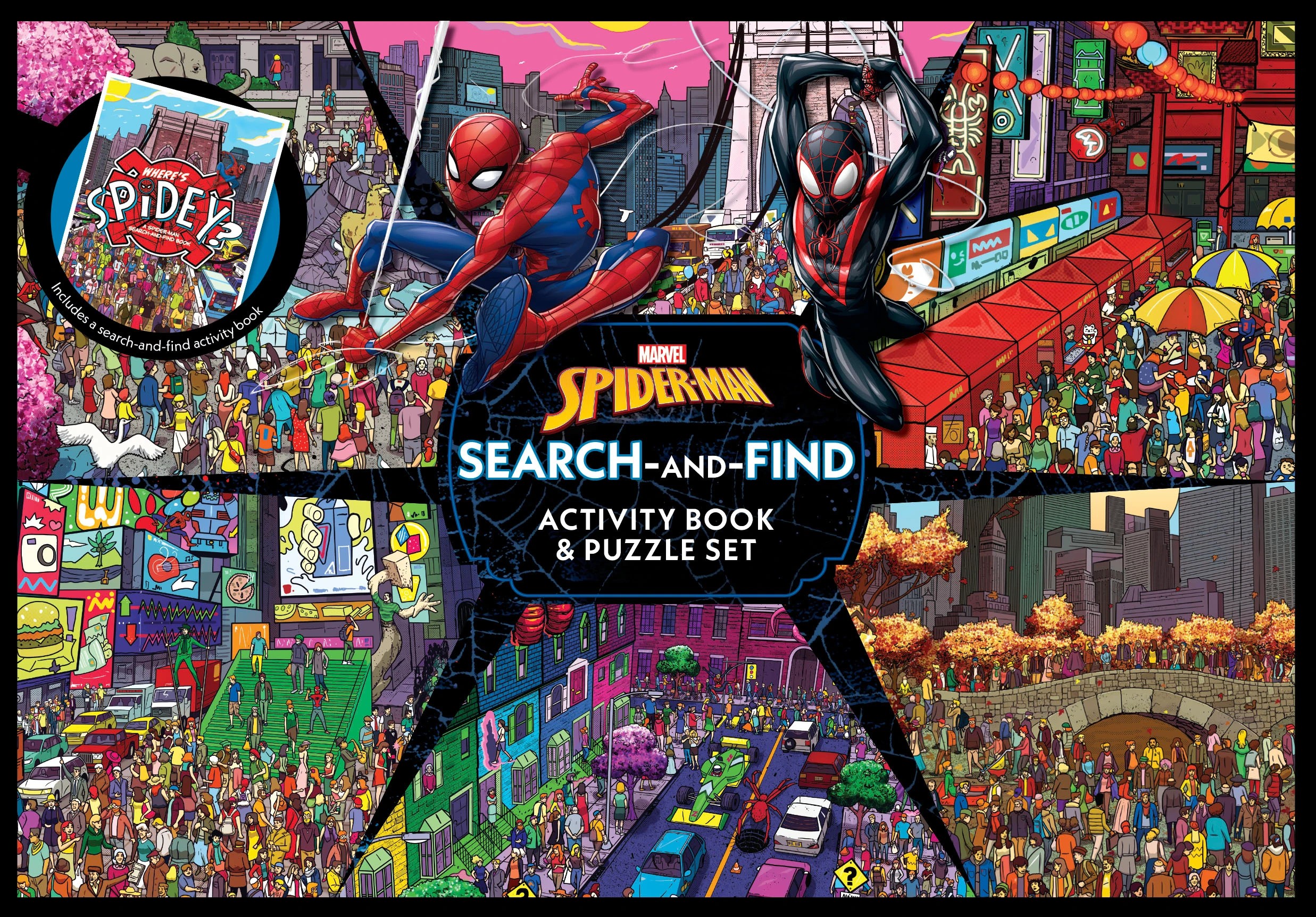 2 Marvel Spider-Man: Search-and-Find Activity Book & Puzzle Set - Book, 2 of 2