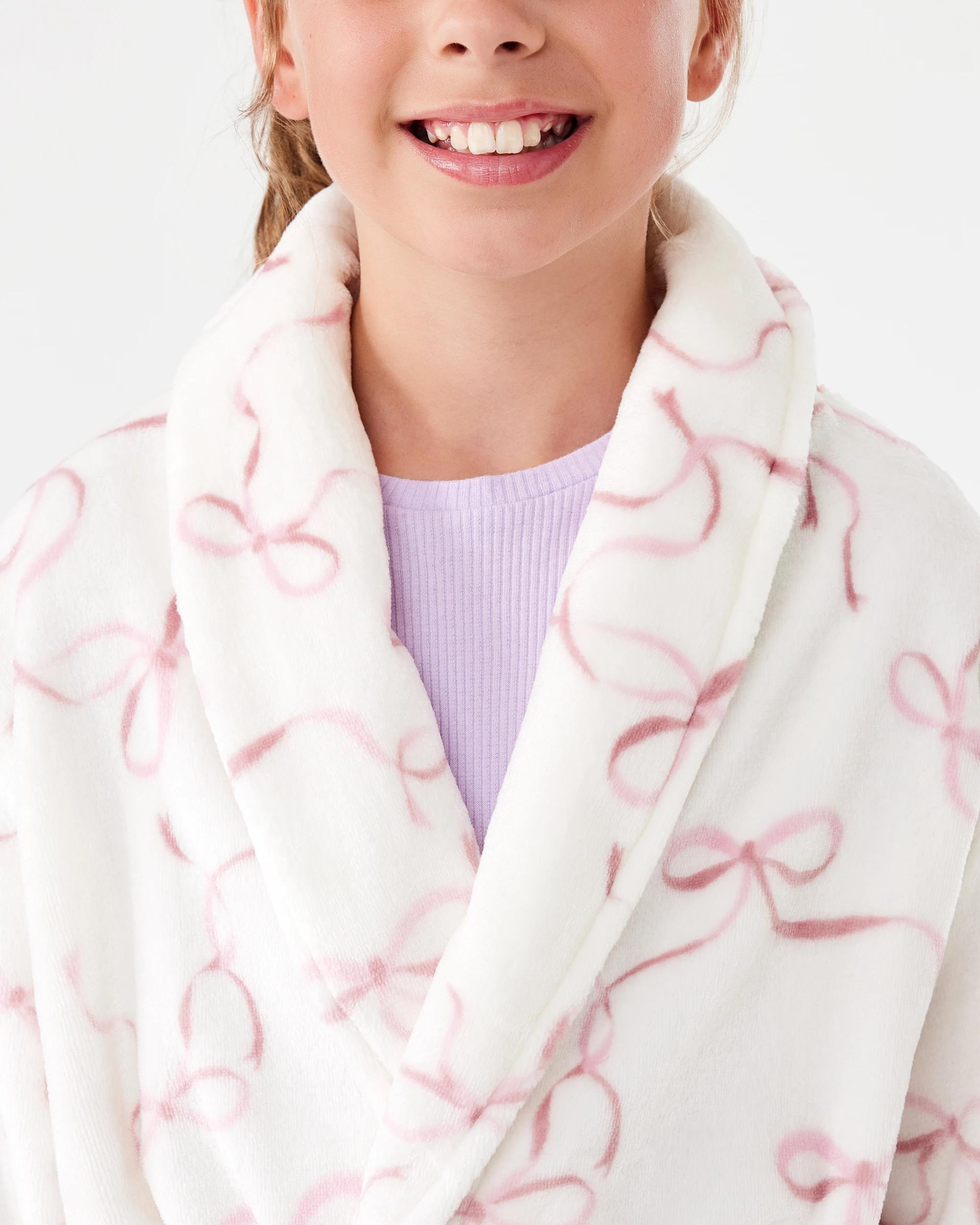 4 Printed Gown Pnk Bows, 4 of 7