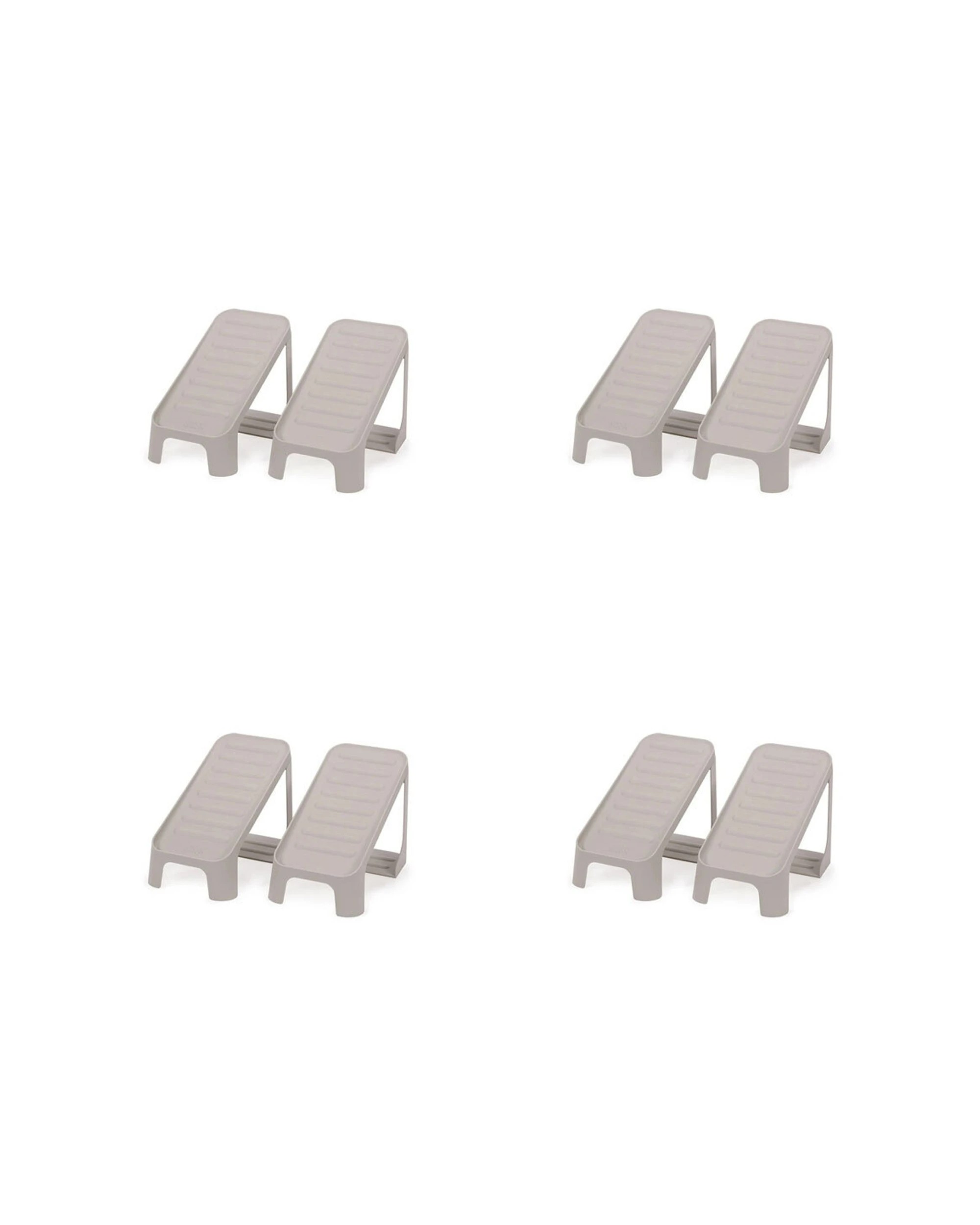 1 Joseph Joseph 4x2pc Shoe-In Single Shoe Caddy 26.2cm Compact Recycled Plastic - White, 1 of 6