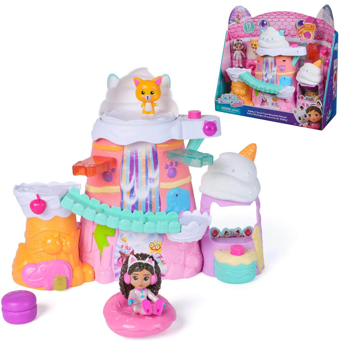 3 12 Piece Gabby's Dollhouse: The Movie Gabby's Sweet Treat Mountain Playset, 3 of 10