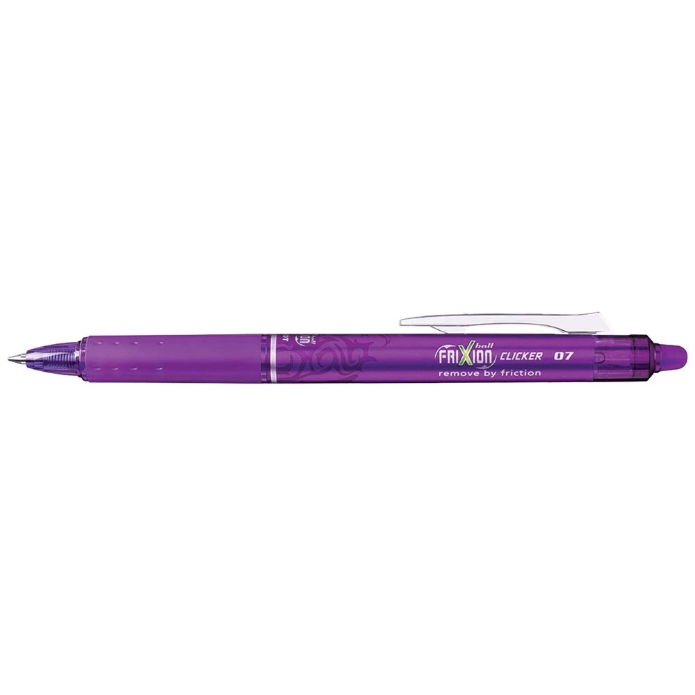 1 PILOT Frixion Clicker Erasable Gel Pen 0.7mm Violet, 1 of 2