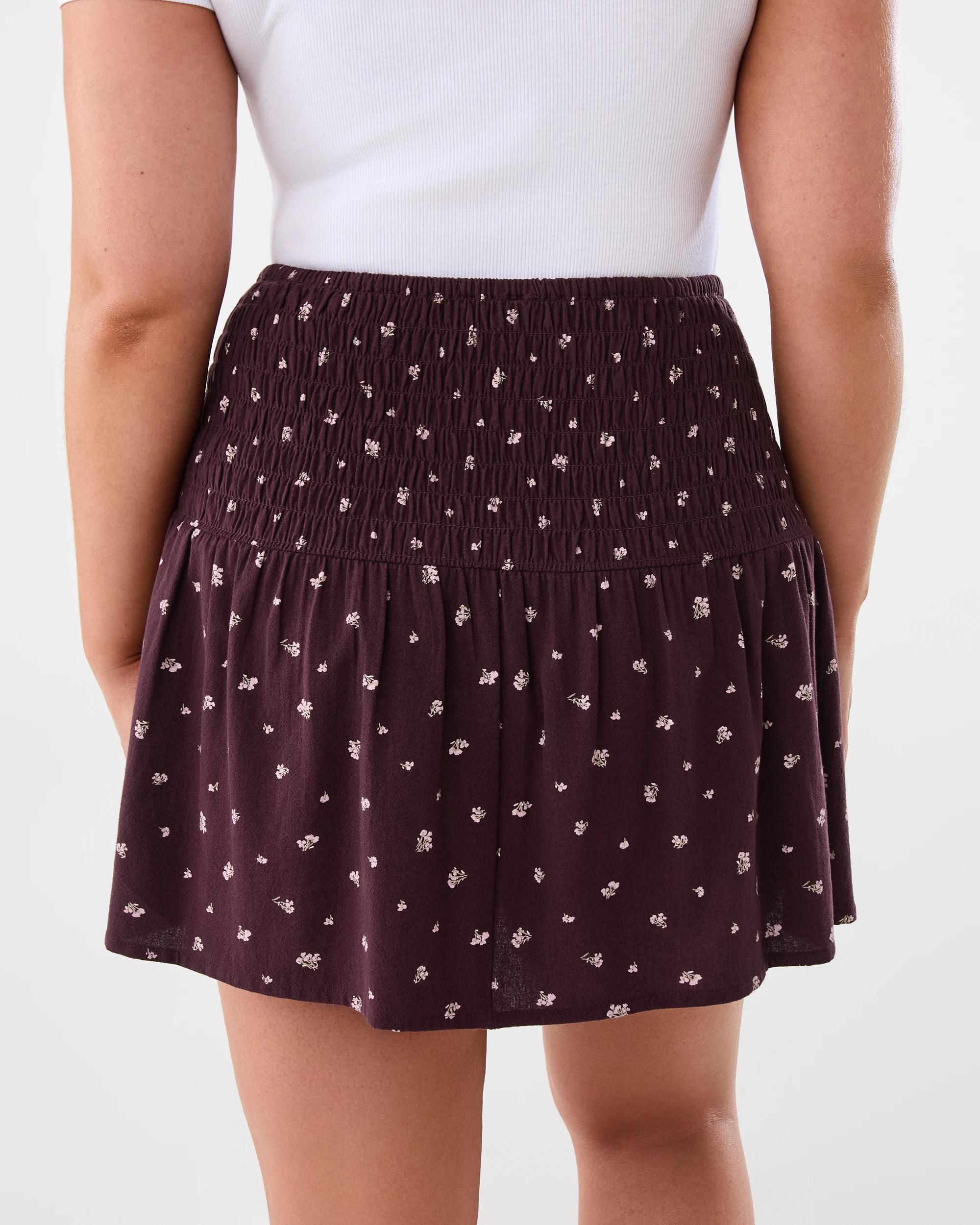 3 Shirred Mini Skirt Ditsy Fdge, 3 of 6