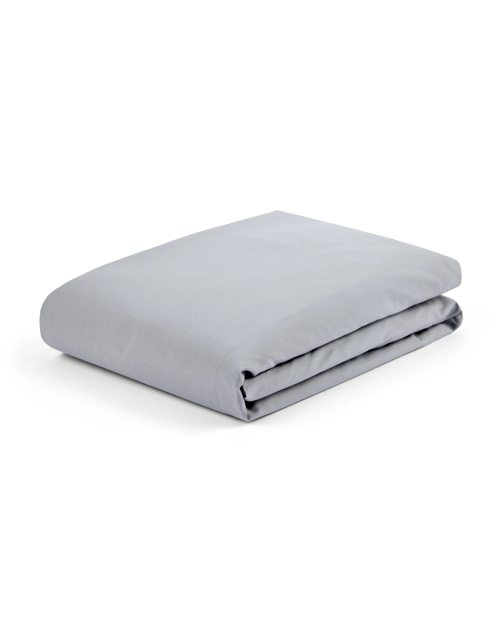 4 250 Thread Count Cotton Rich Fitted Sheet - King Bed, Light Grey, 4 of 6