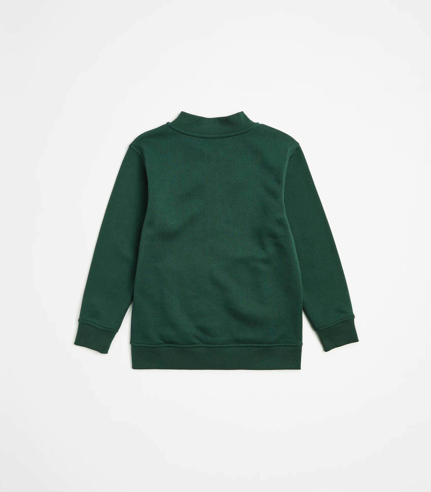 3 Target School Fleece Bomber Jacket BOTTLE GREEN, 3 of 3