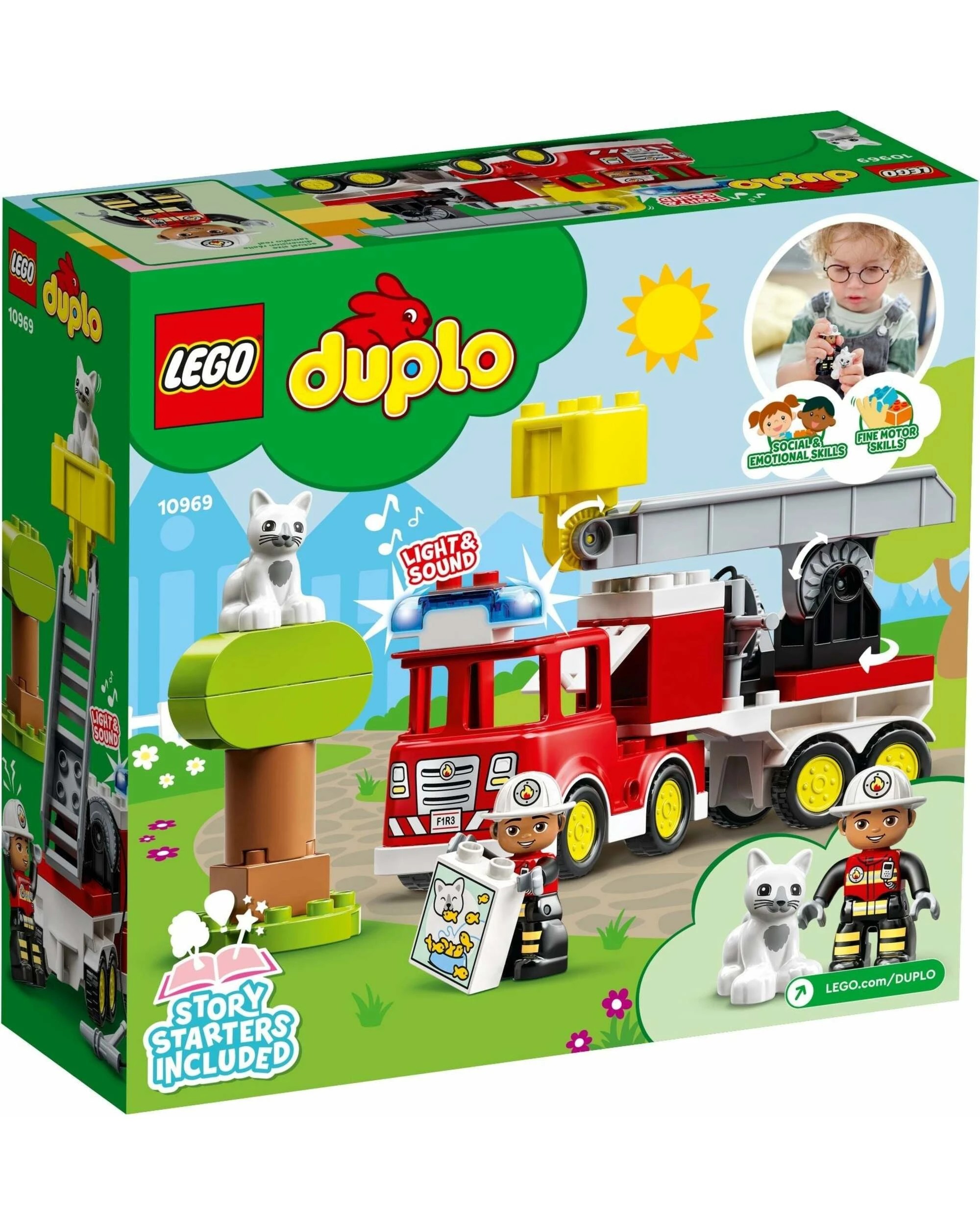 4 LEGO 10969 DUPLO Rescue Fire Truck with Lights & Sound, 4 of 5