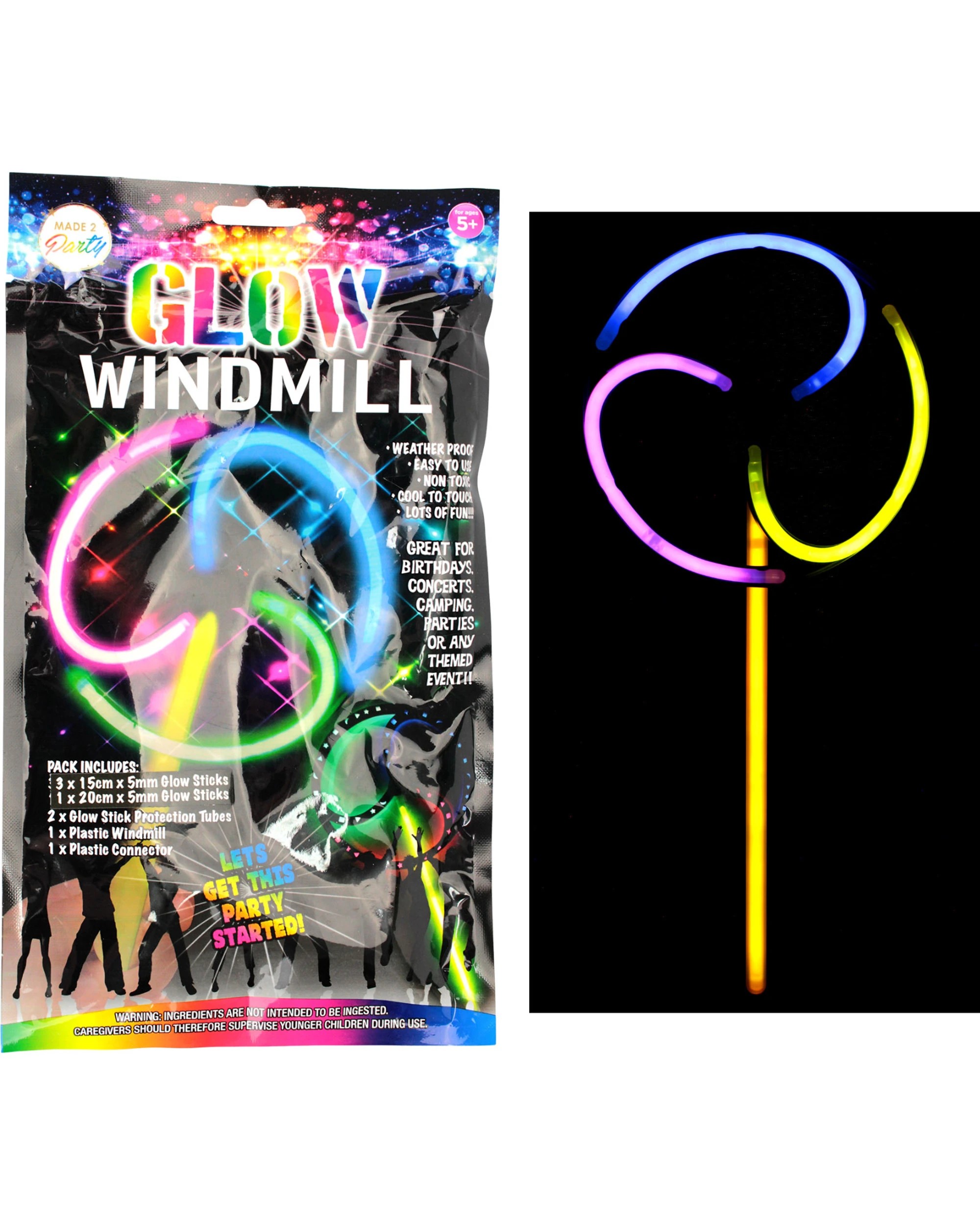 1 Durmaz Glow Windmill Wand - Assorted, 1 of 5