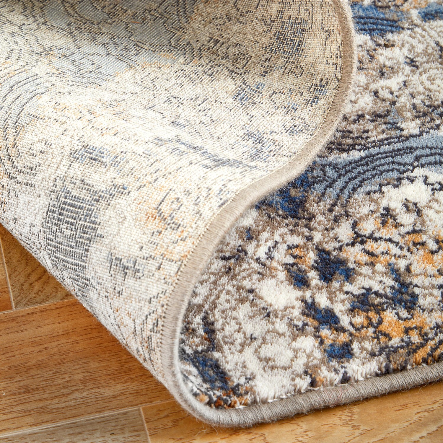 7 Common Ground Rugs Tempo Gayle 340x240cm - Extra Large Power Loomed Wool Floor Rug - Beige, 7 of 9
