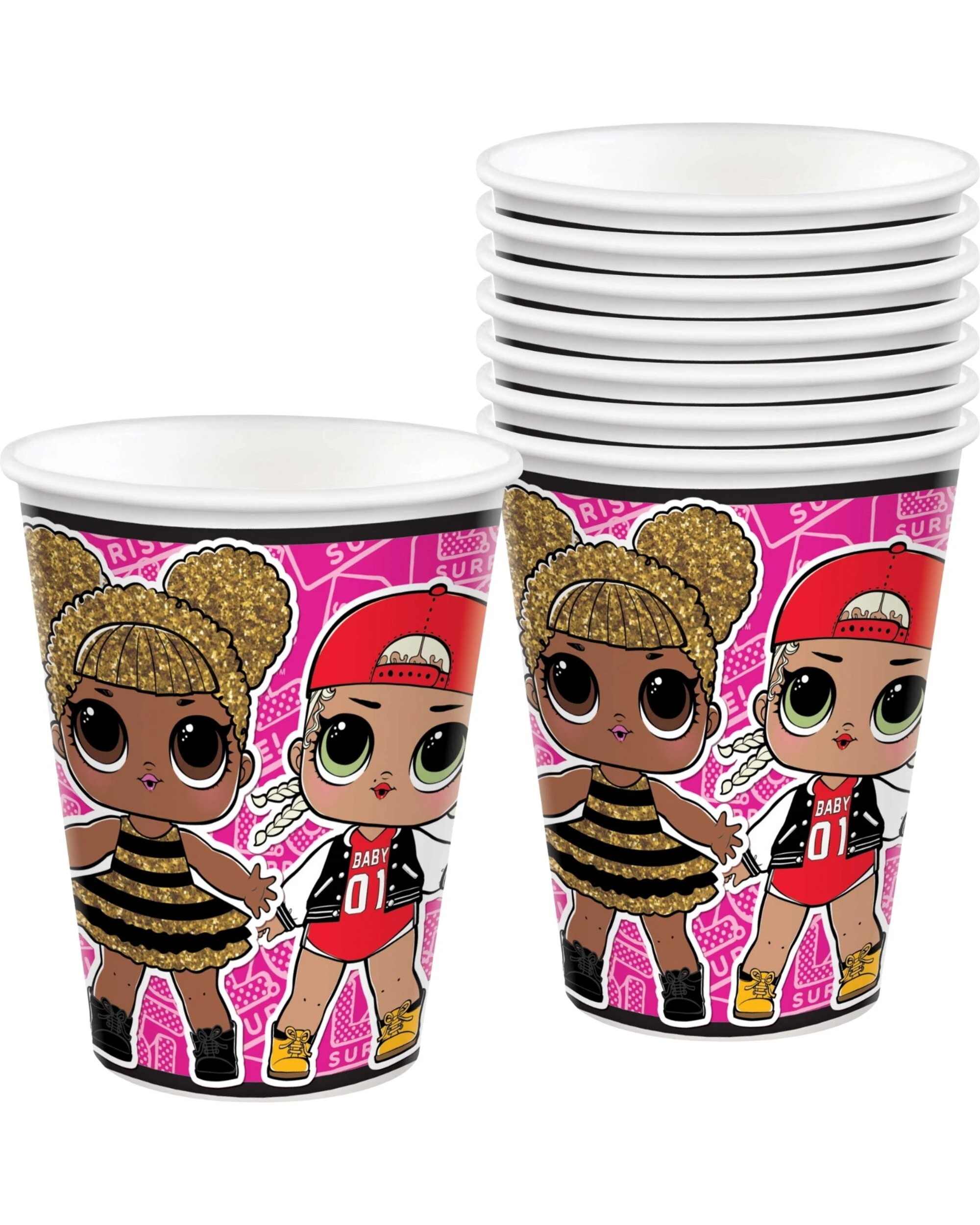1 L.O.L. Surprise! Together 4 EVA Paper Cups Pack of 8 - Multi, 1 of 1