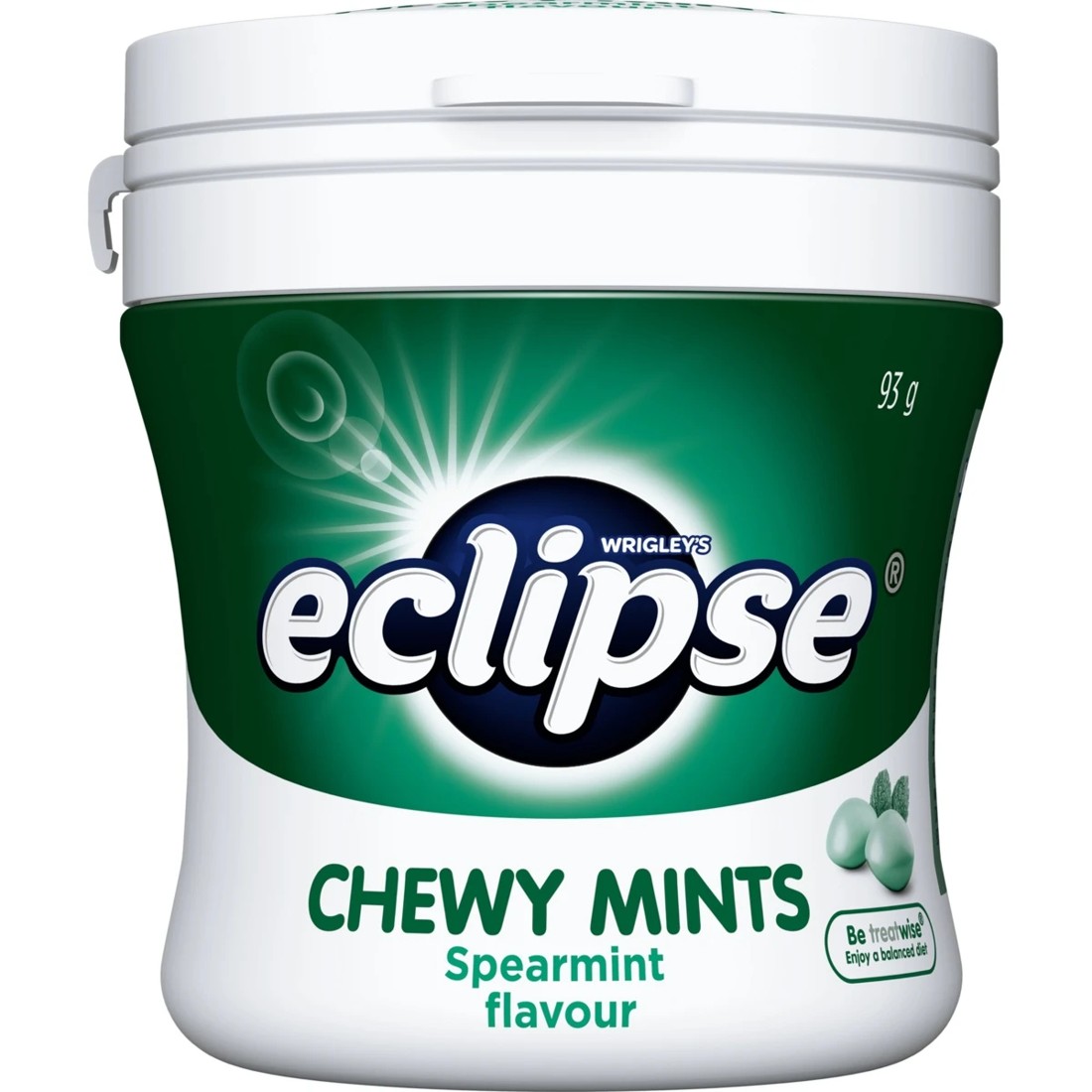 1 Wrigley's Eclipse Spearmint Flavour Chewy Mints 93g, 1 of 5