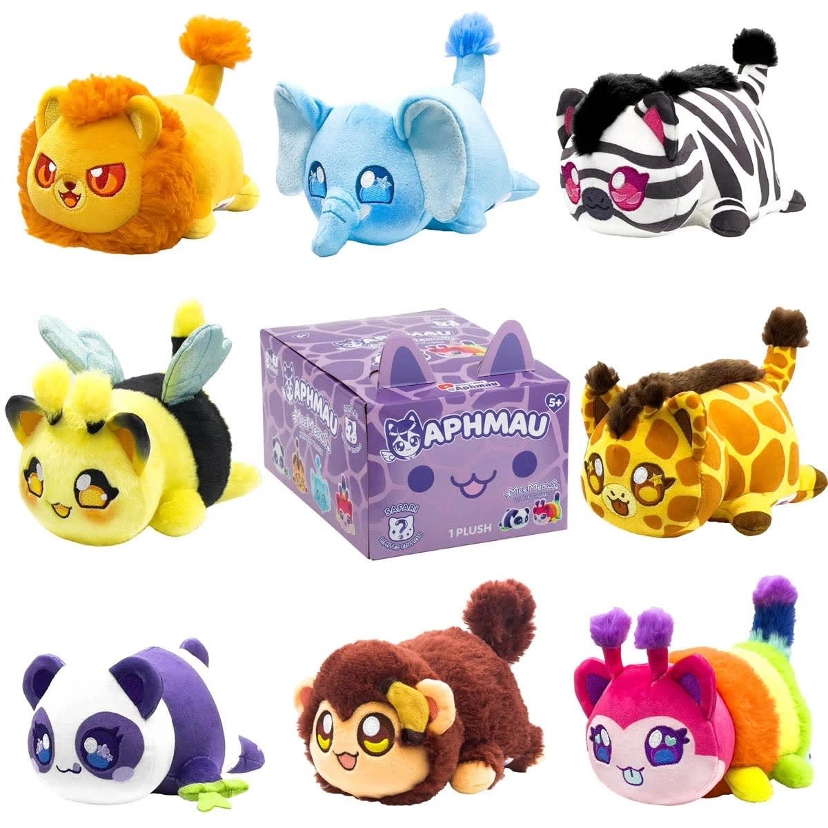 1 15cm Aphmau Safari Limited Edition MeeMeows Mystery Plush Toy - Assorted, 1 of 10
