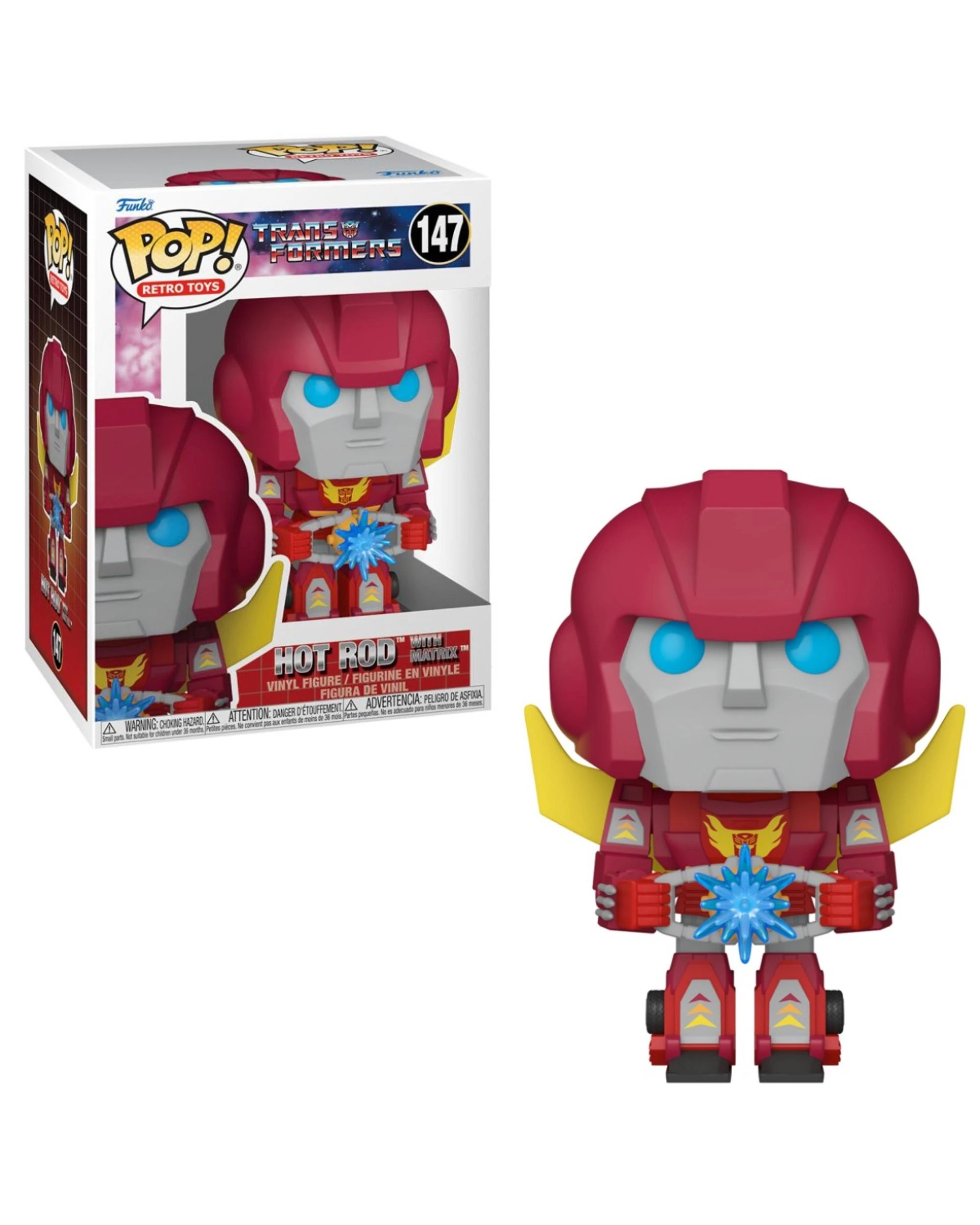1 Transformers Hot Rod with Matrix Funko POP! Vinyl, 1 of 3