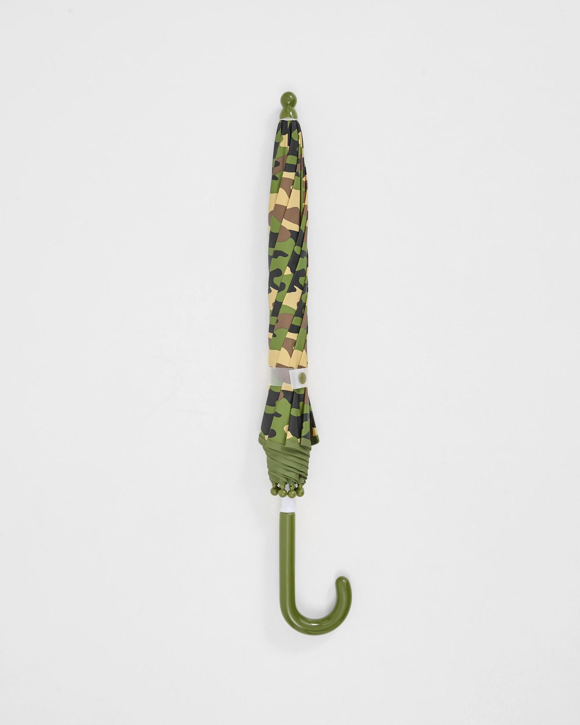 1 Target Kids Camo Print Umbrella GREEN, 1 of 3