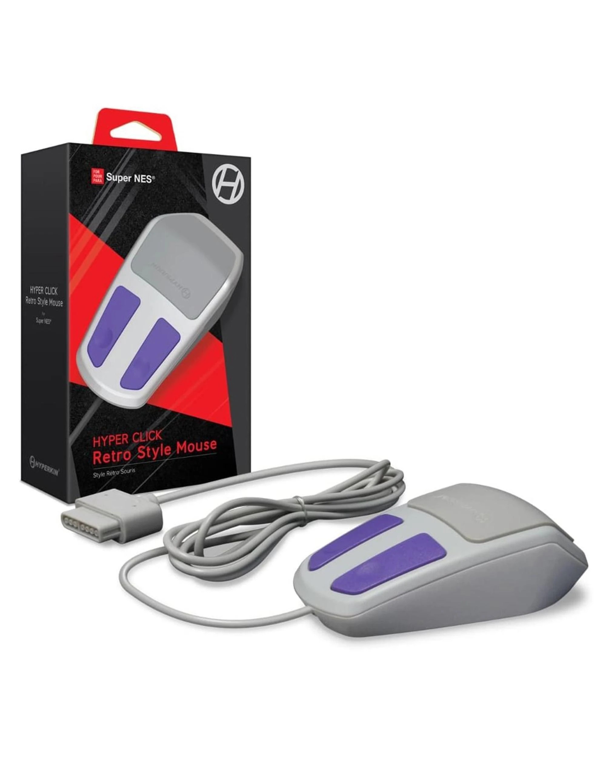 1 Hyperkin Hyper Click Retro Style Mouse for SNES - Multi, 1 of 3