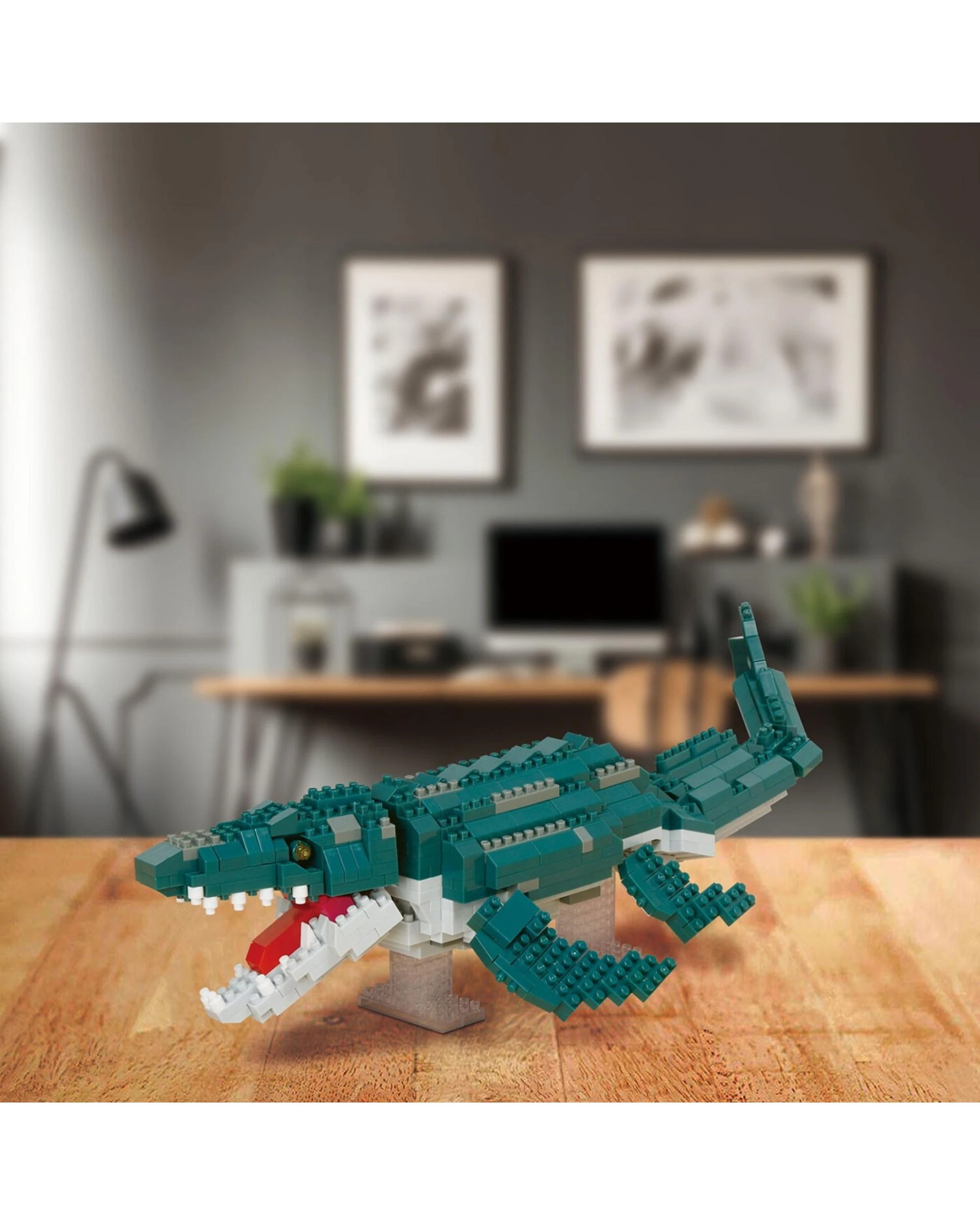 8 Nanoblock Deluxe Mosasaurus, 8 of 8
