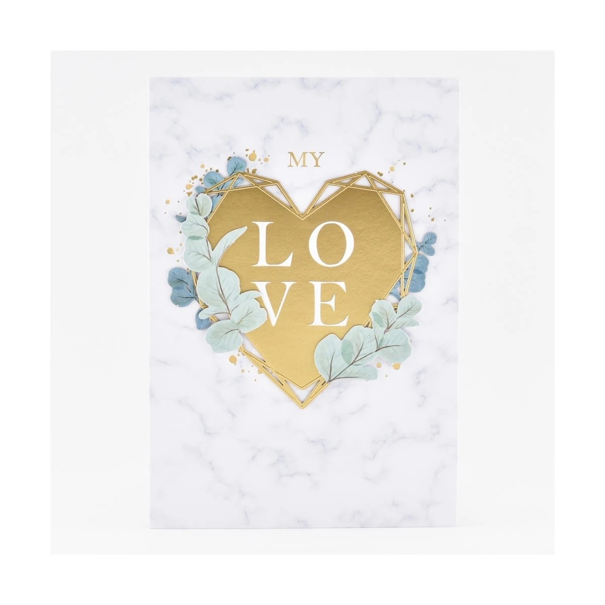 3 Hallmark Valentine's Day Card - Marble, 3 of 3