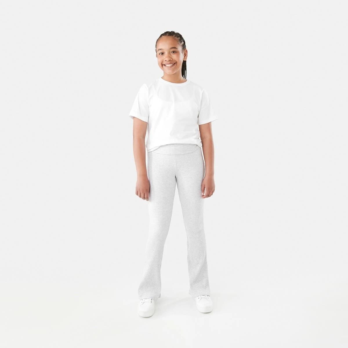 5 Rib Roll Waist Leggings Wht Marle, 5 of 8