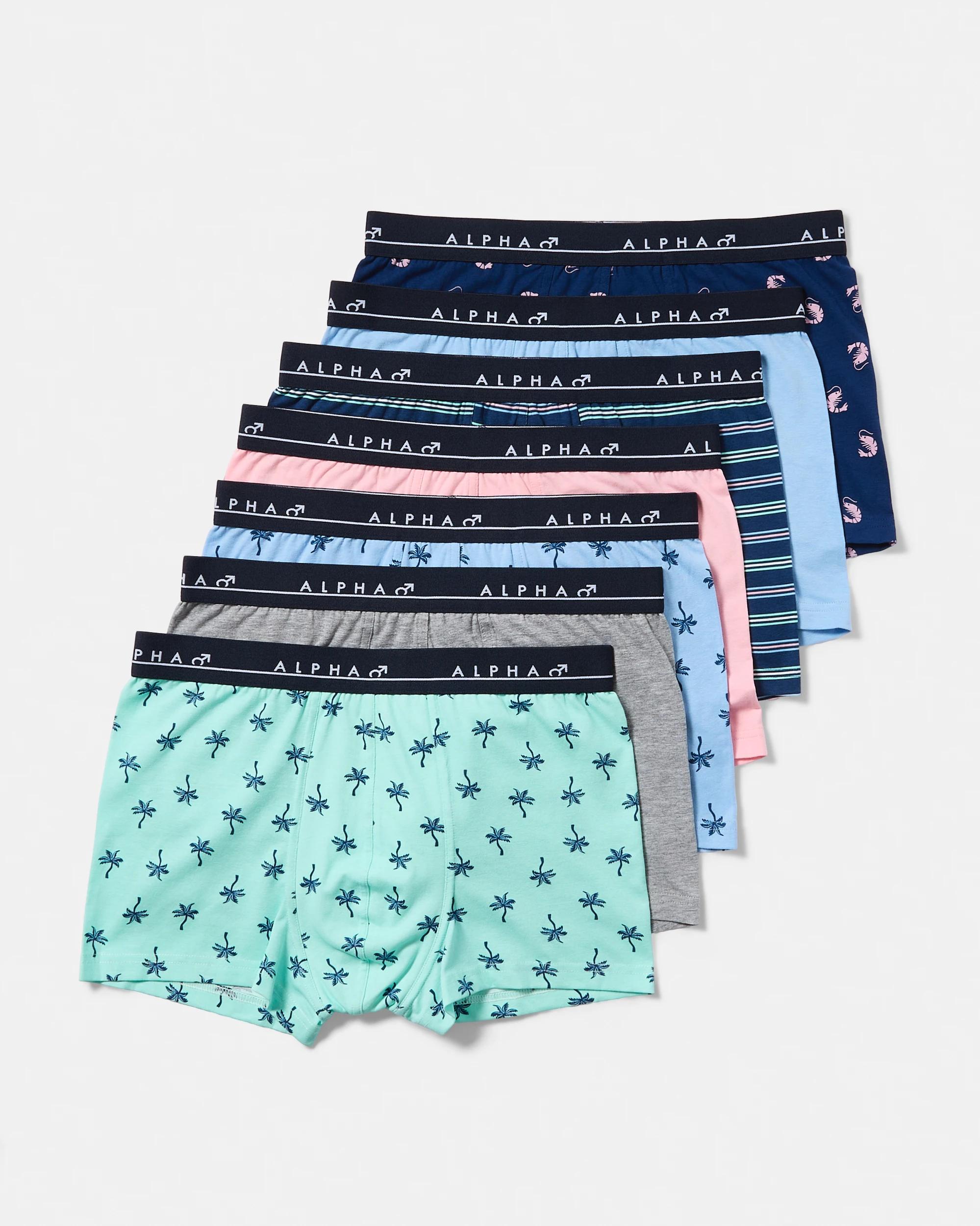 1 7 Pack Printed Trunks Coastal, 1 of 10