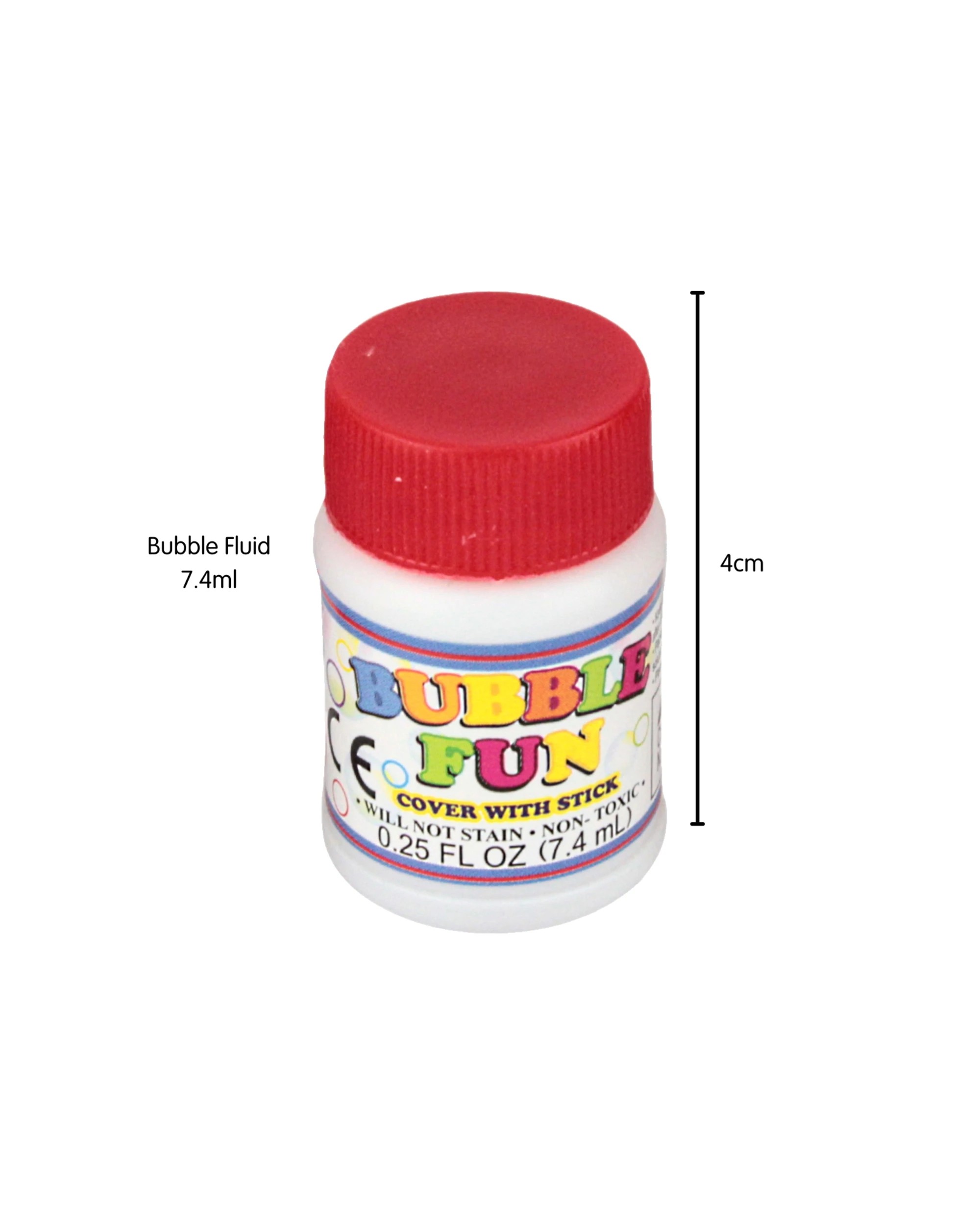 2 Alpen Bubble Fun Bottles Pack of 9 - Red, 2 of 3