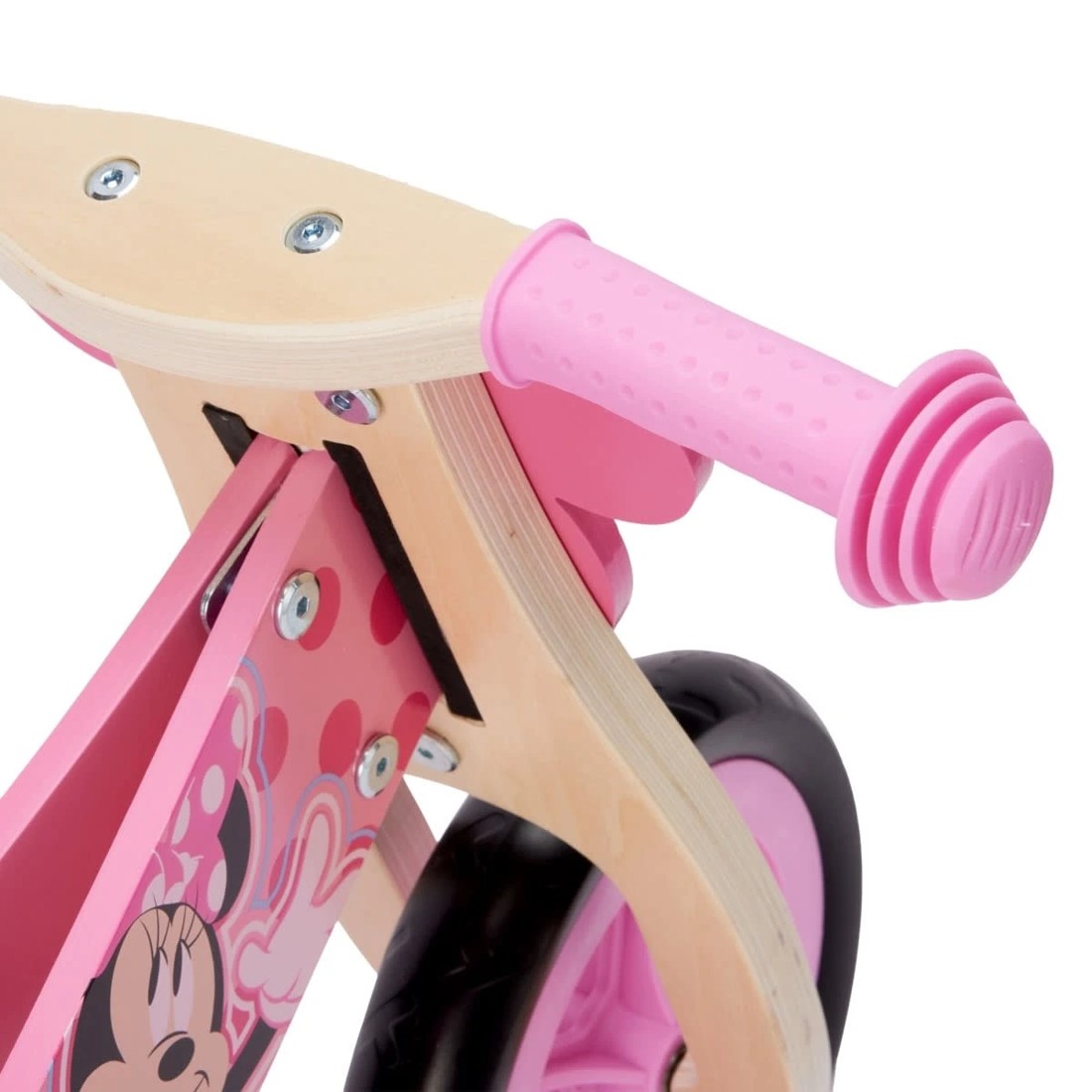 4 2-in-1 Minnie Wooden Balance Bike, 4 of 9