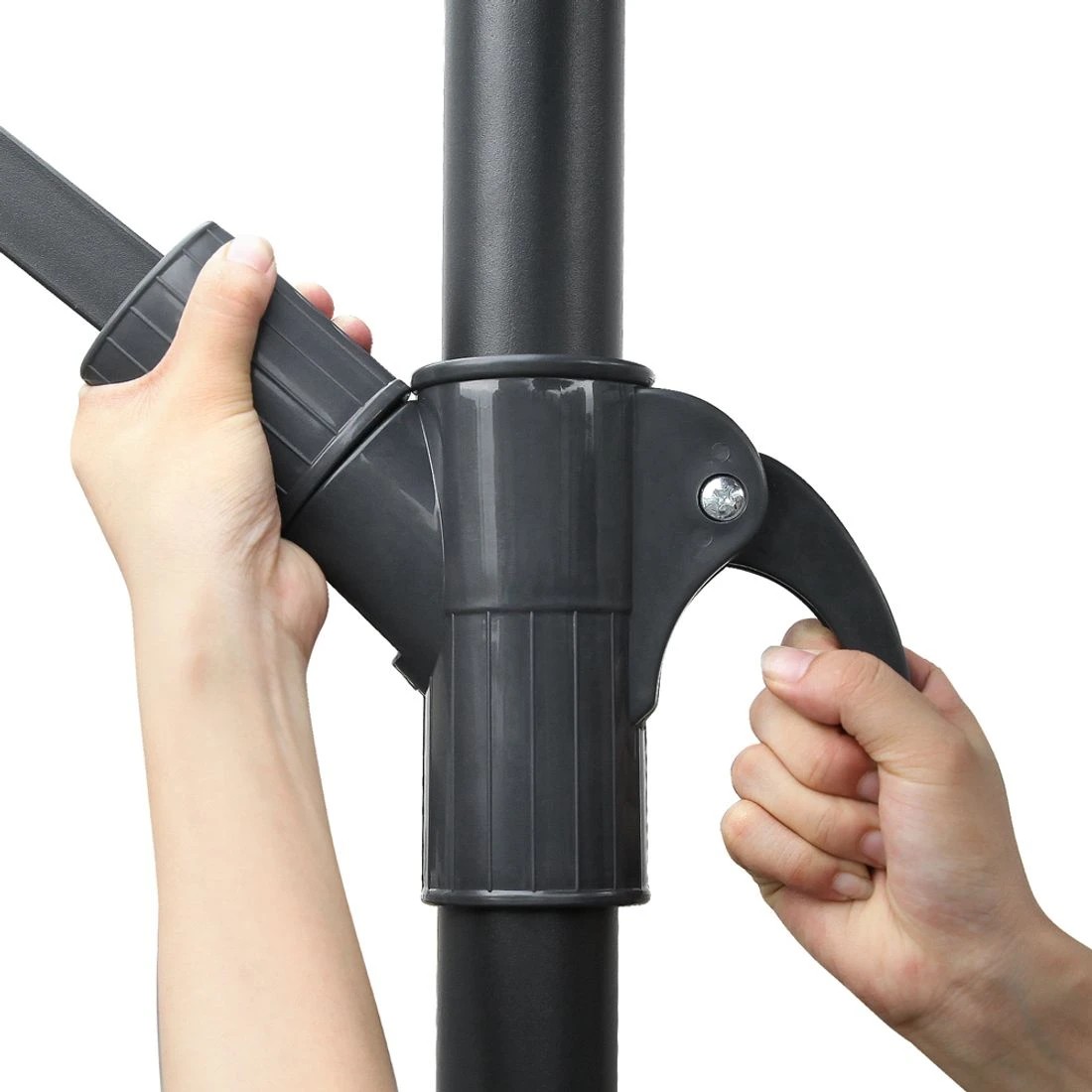 8 Instahut 3m Outdoor Umbrella Cantilever Beach Garden Patio - Blue, 8 of 8