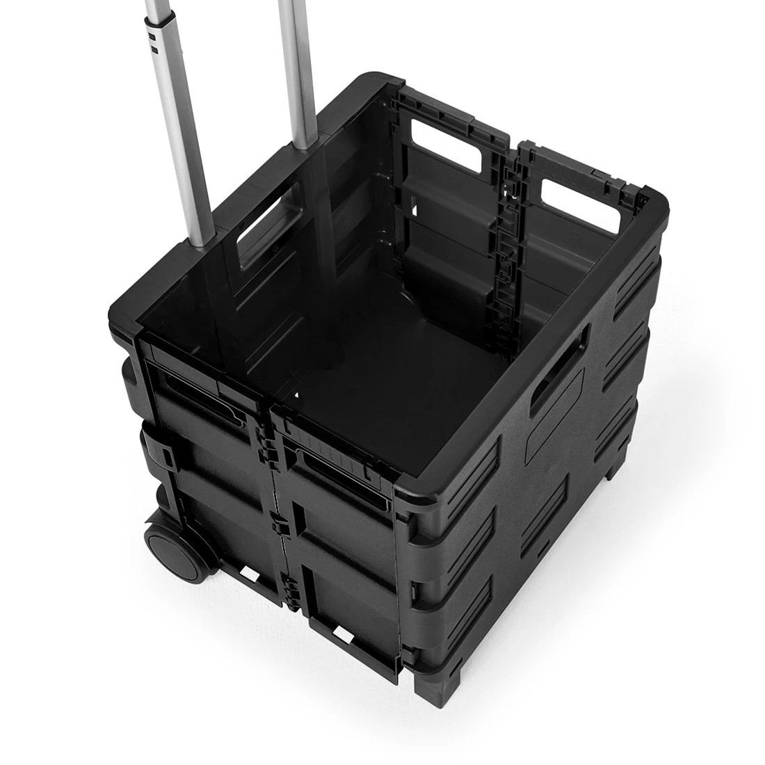 8 Collapsible Trolley Box - Black, 8 of 10