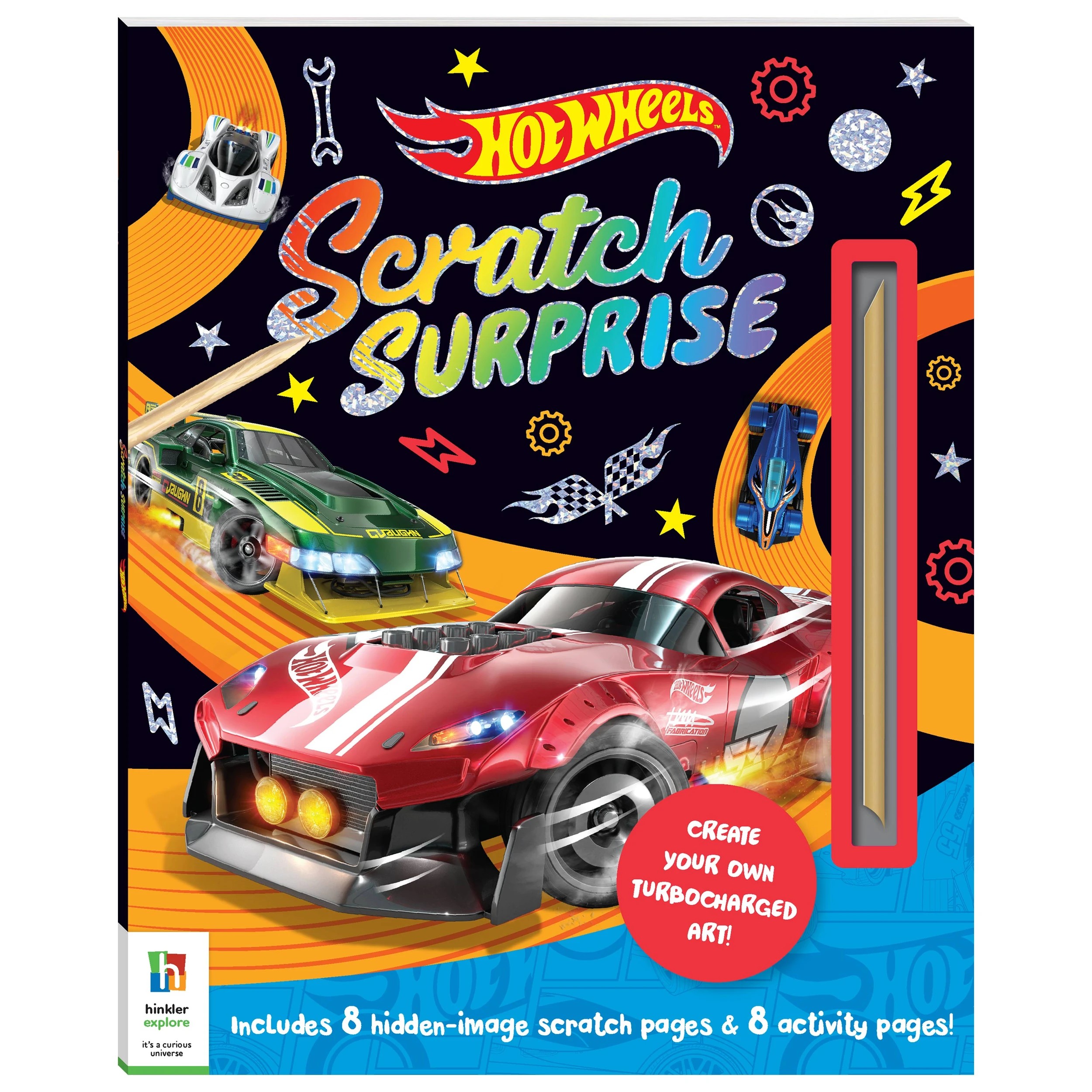 1 Scratch Surprise: Hot Wheels - Book, 1 of 5