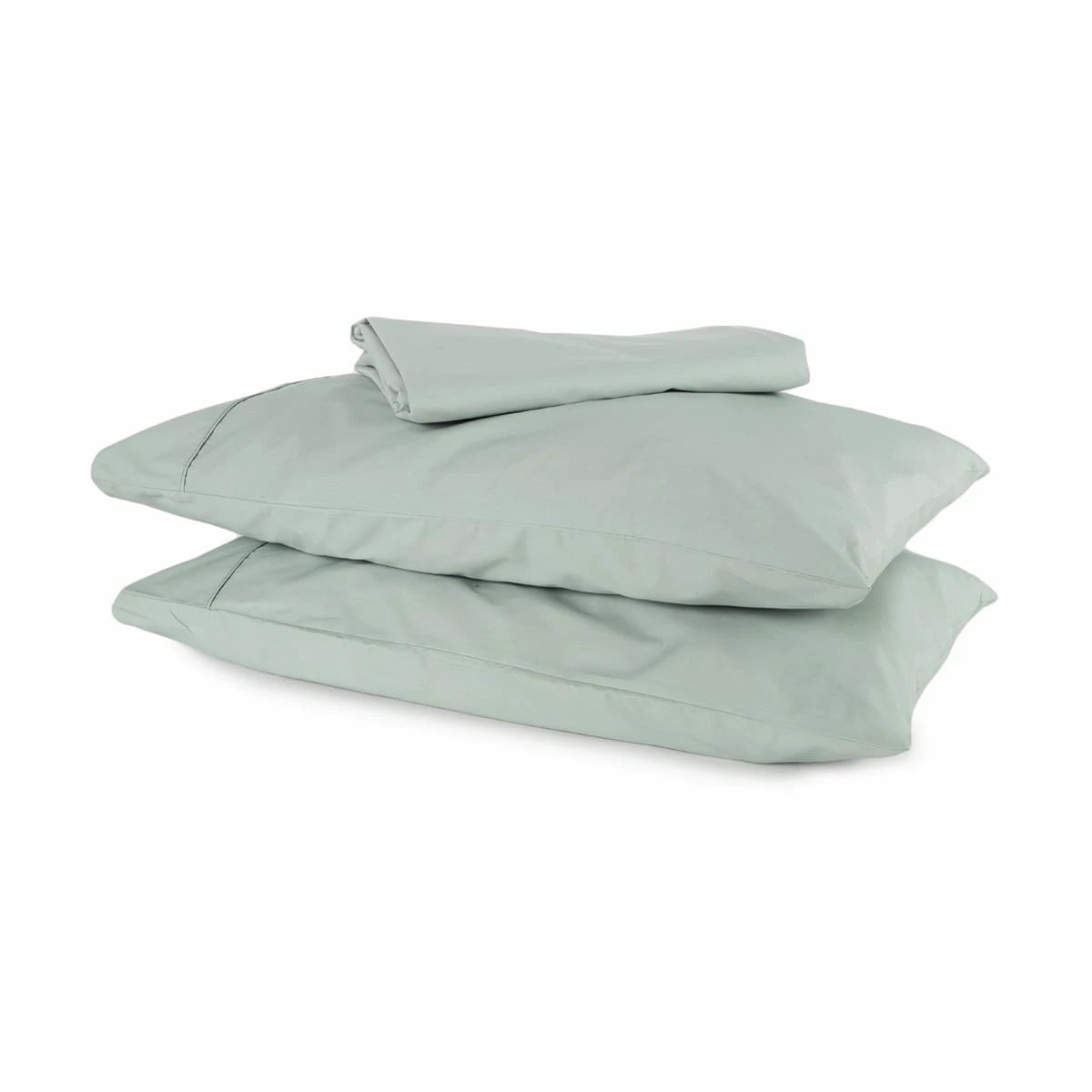 1 250 Thread Count Cotton Rich Sheet Set - Single Bed, Eucalyptus, 1 of 7