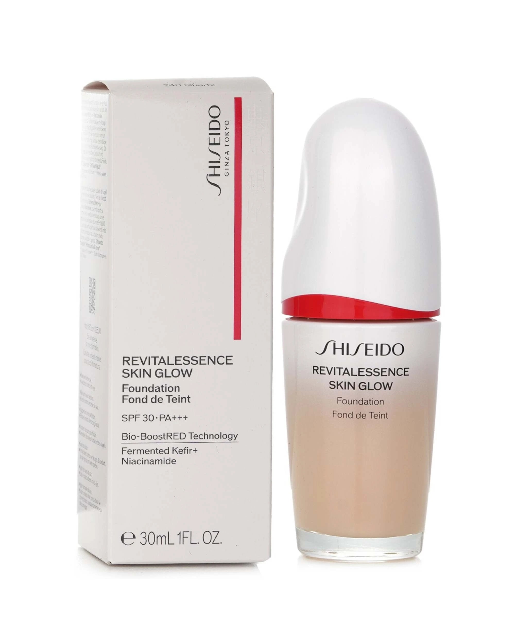 2 Shiseido Revitalessence Skin Glow Foundation SPF 30 - # 240 Quartz  30ml/1oz - Beige, 2 of 4