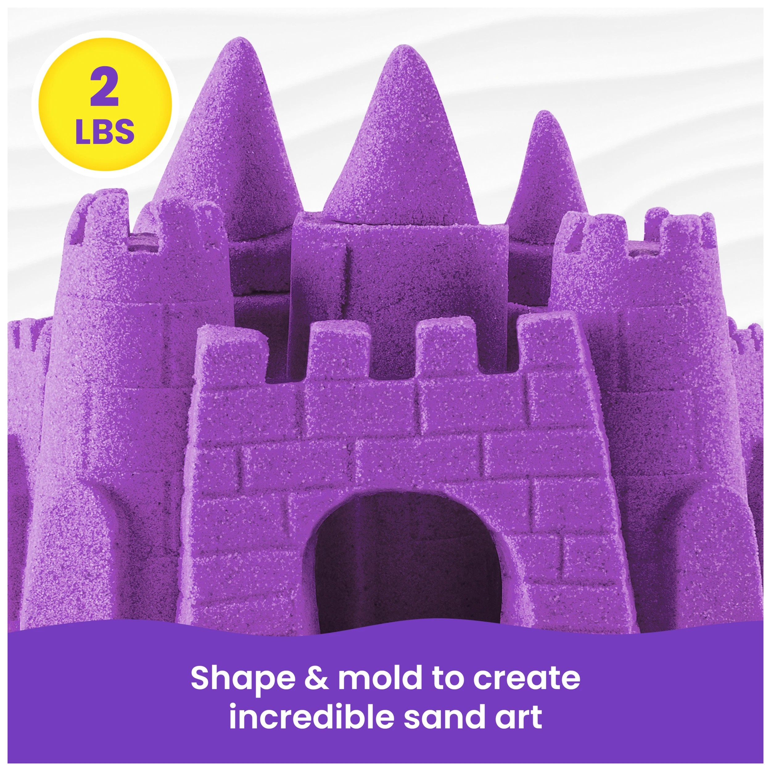 3 Kinetic Sand Colour Bag - Purple, 3 of 9