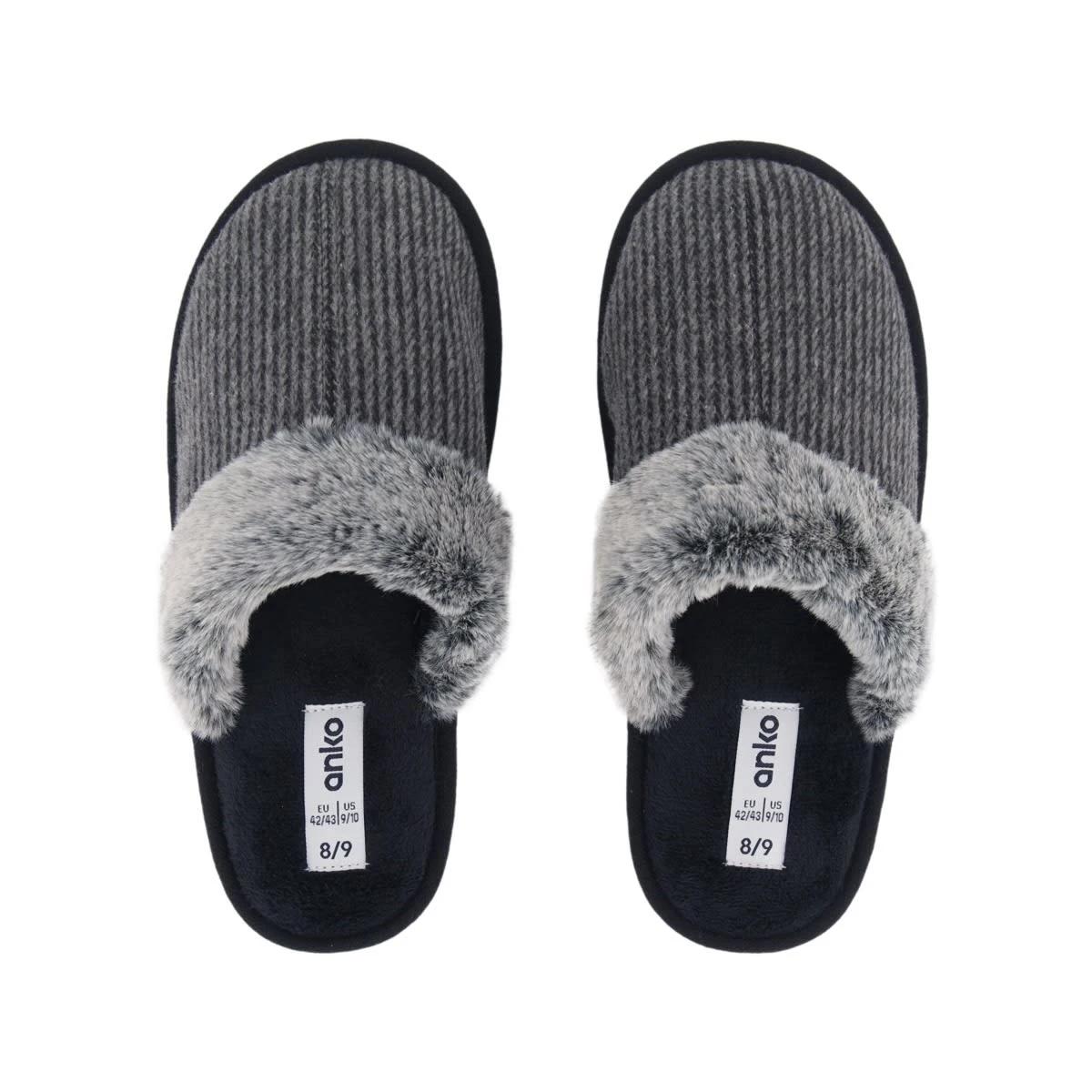 2 Stitch Detail Scuffs Grey, 2 of 3