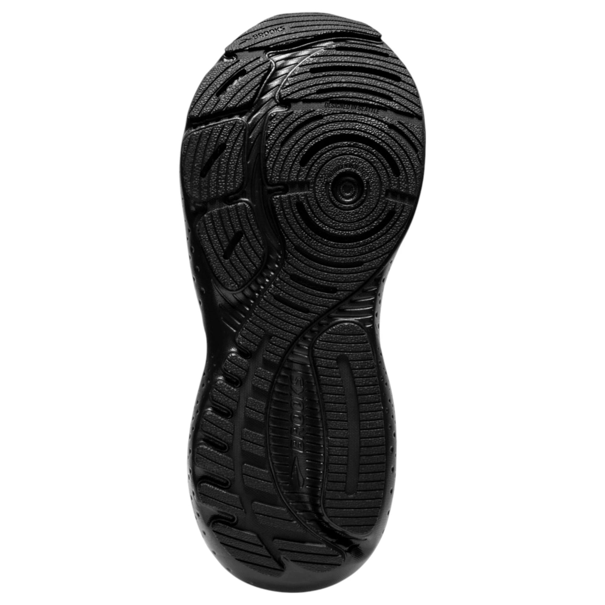 6 Brooks Mens Glycerin 21 Athletic Running Shoes BLACK/GREY/WHITE, 6 of 6