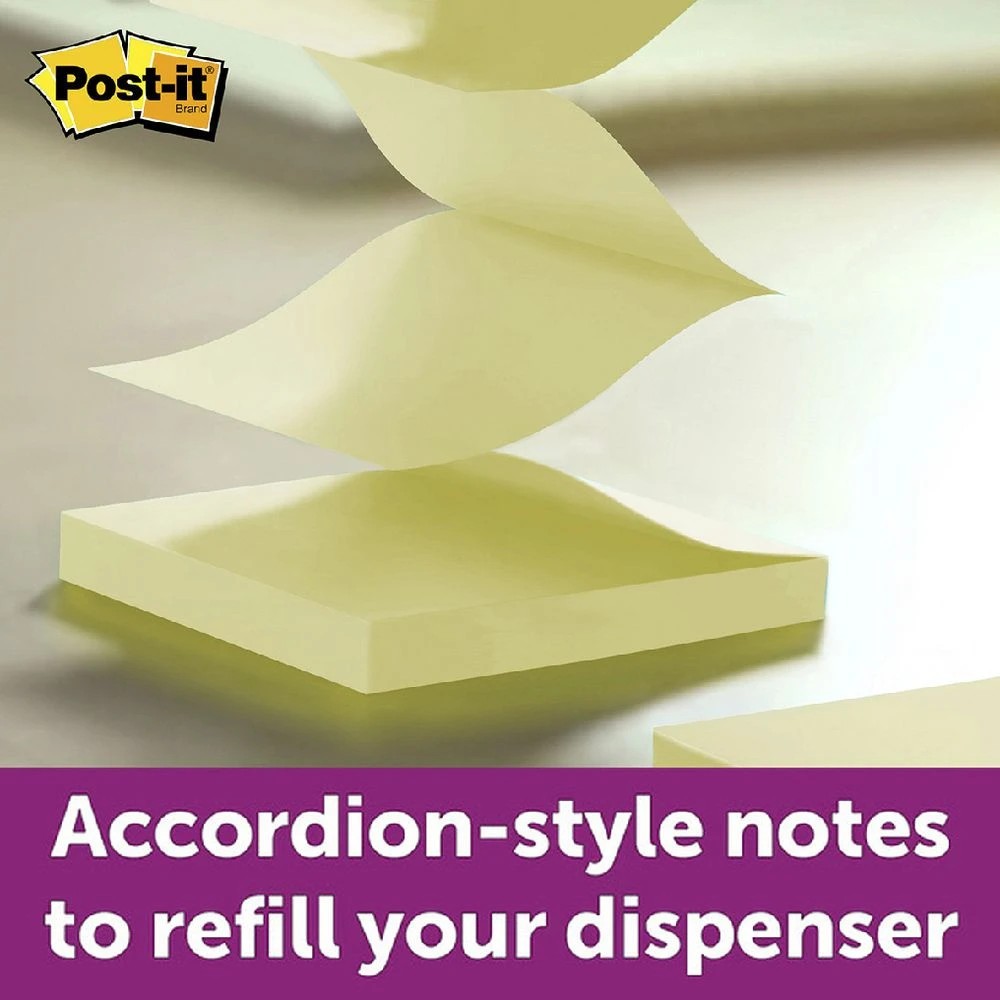 5 Post-it Super Sticky Pop-Up Notes 76x76mm Canary Yellow 12PK, 5 of 8