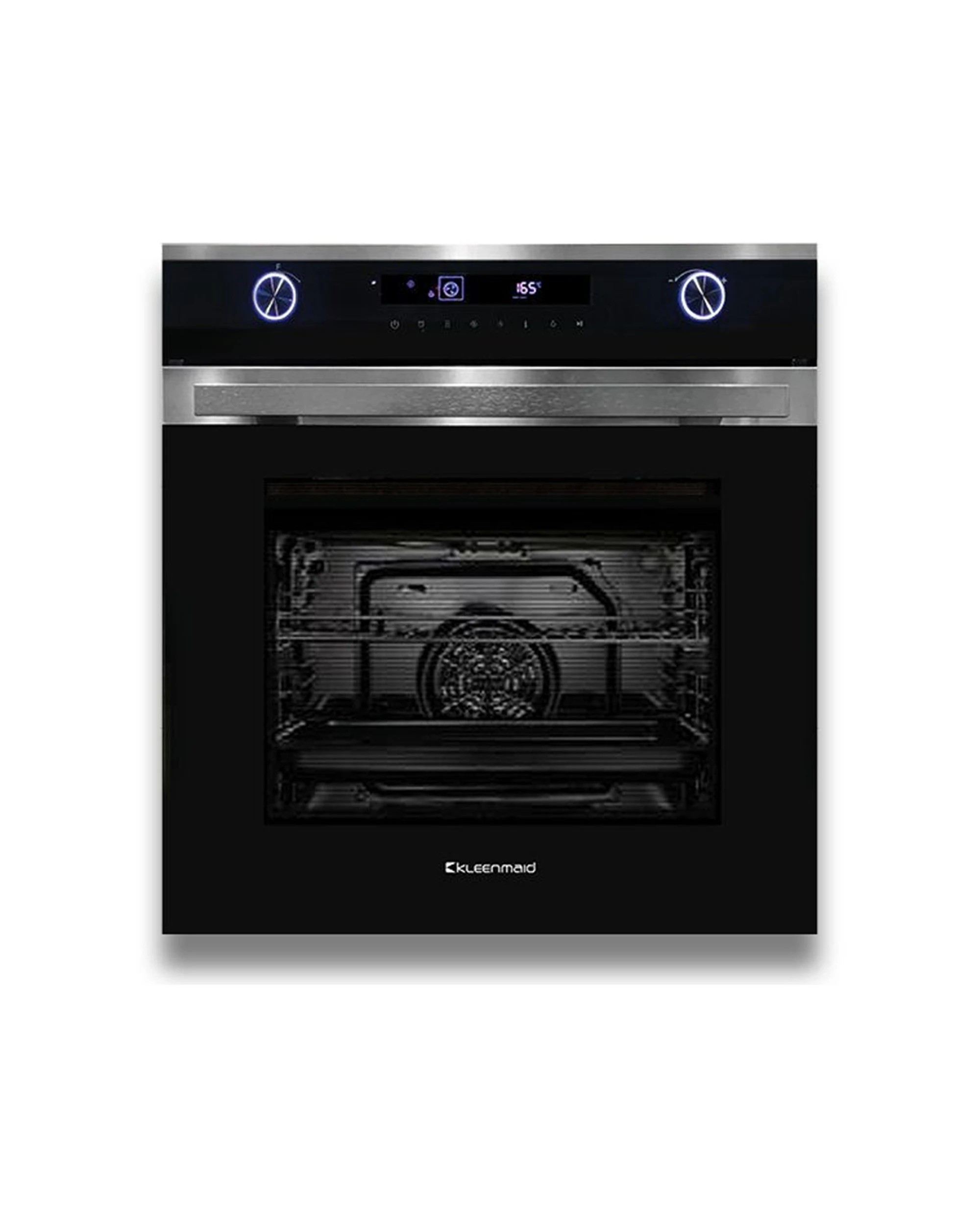 1 Kleenmaid Built-In Multifunction Electric Oven 82L 60cm Stainless Steel Black, 1 of 4