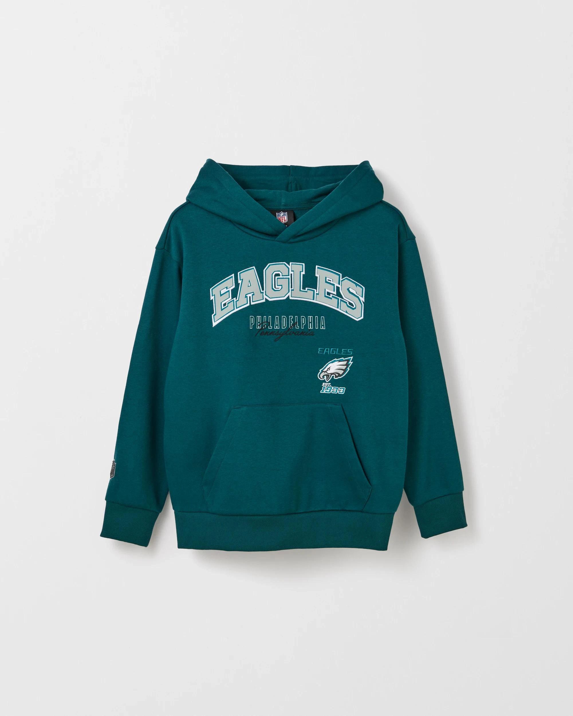 6 NFL Australian Cotton Blend Oversized Hoodie EAGLES, 6 of 6