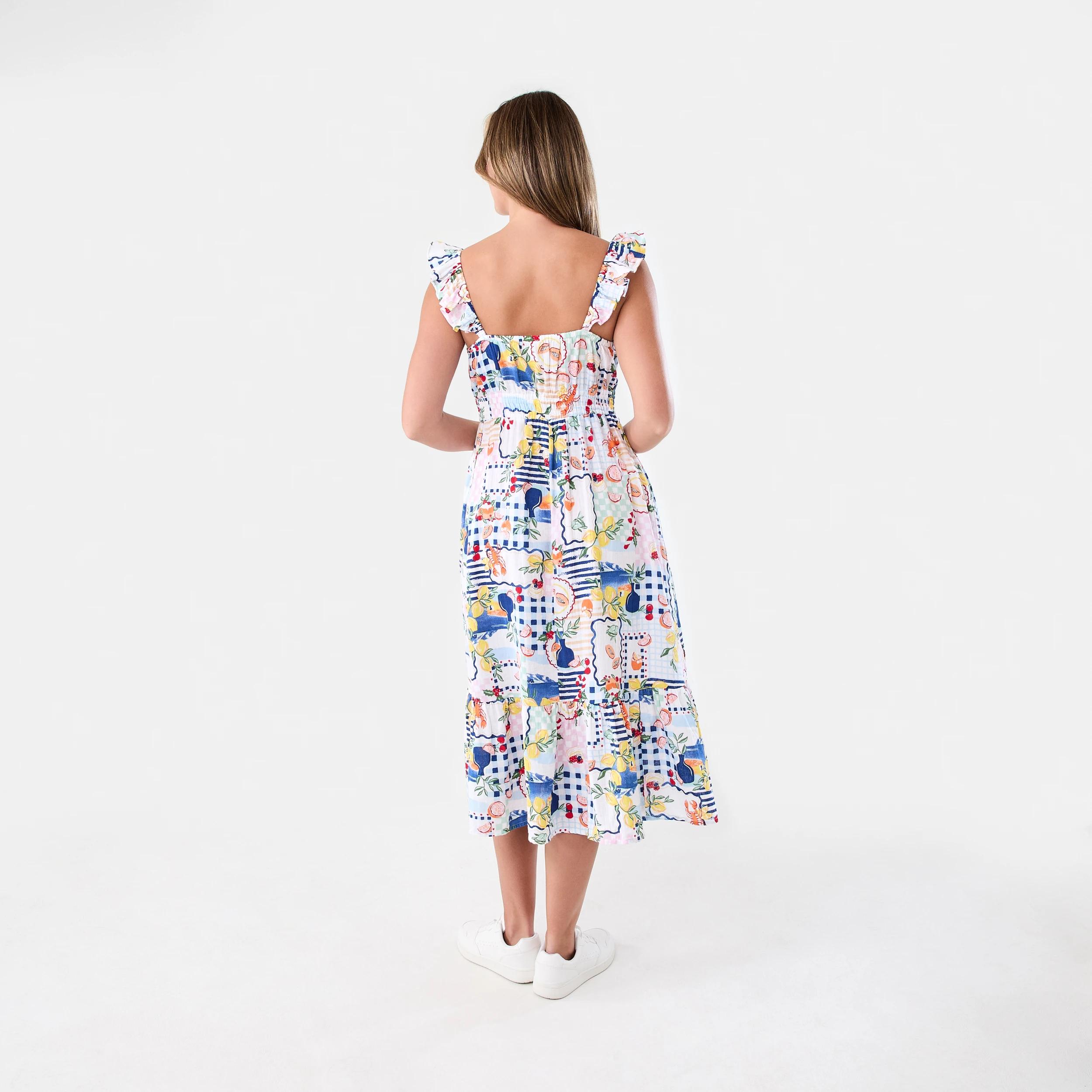 3 Sleeveless Christmas Midi Dress Xmas Vacay, 3 of 8
